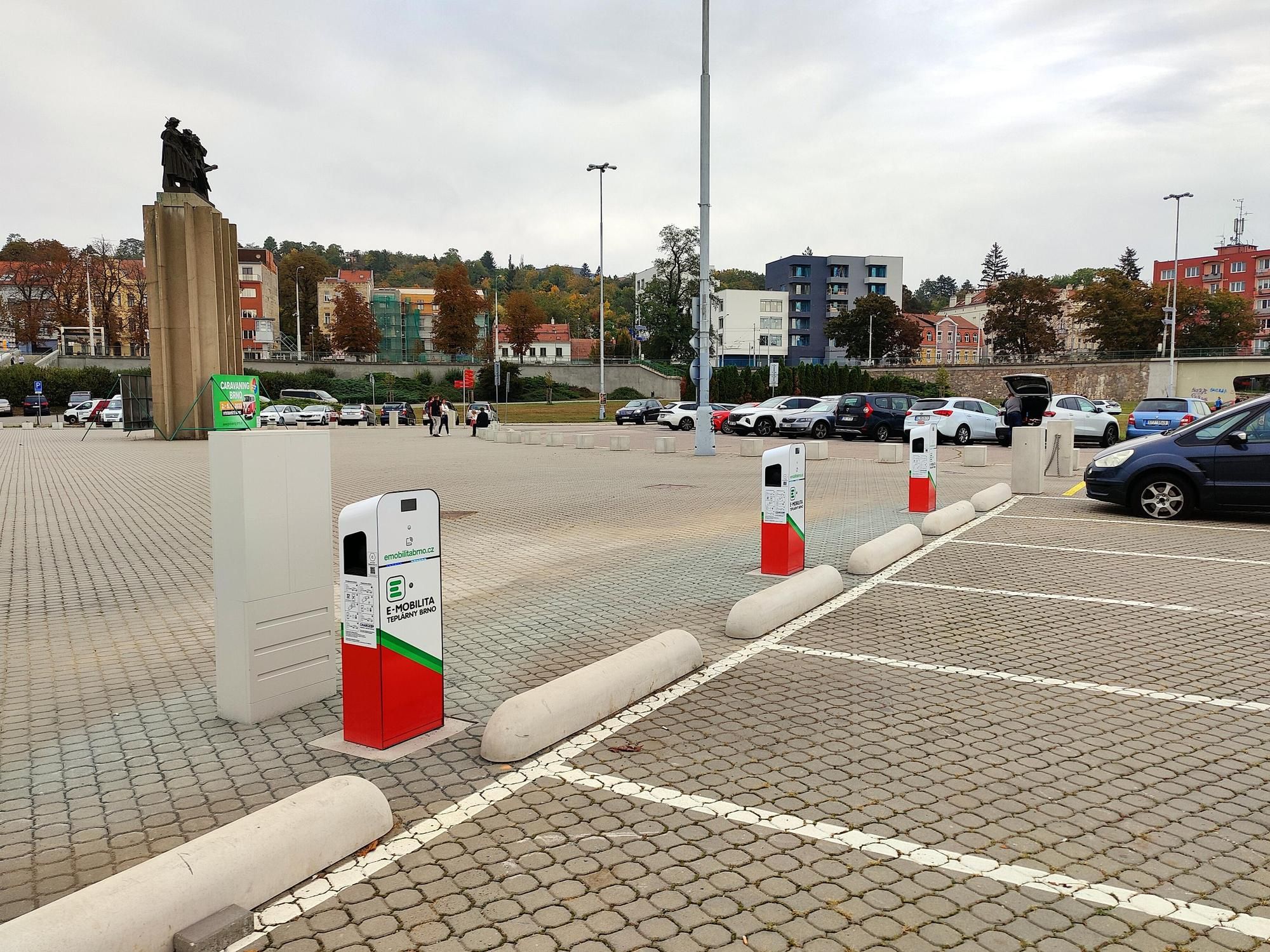 Teplárny Brno, a.s. - nabíjecí stanice
