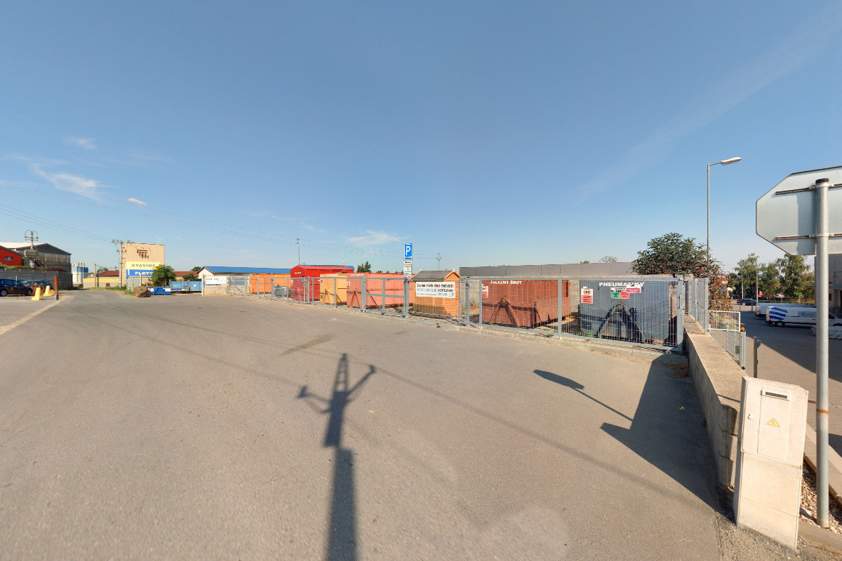 Sběrné místo obce Hněvotín