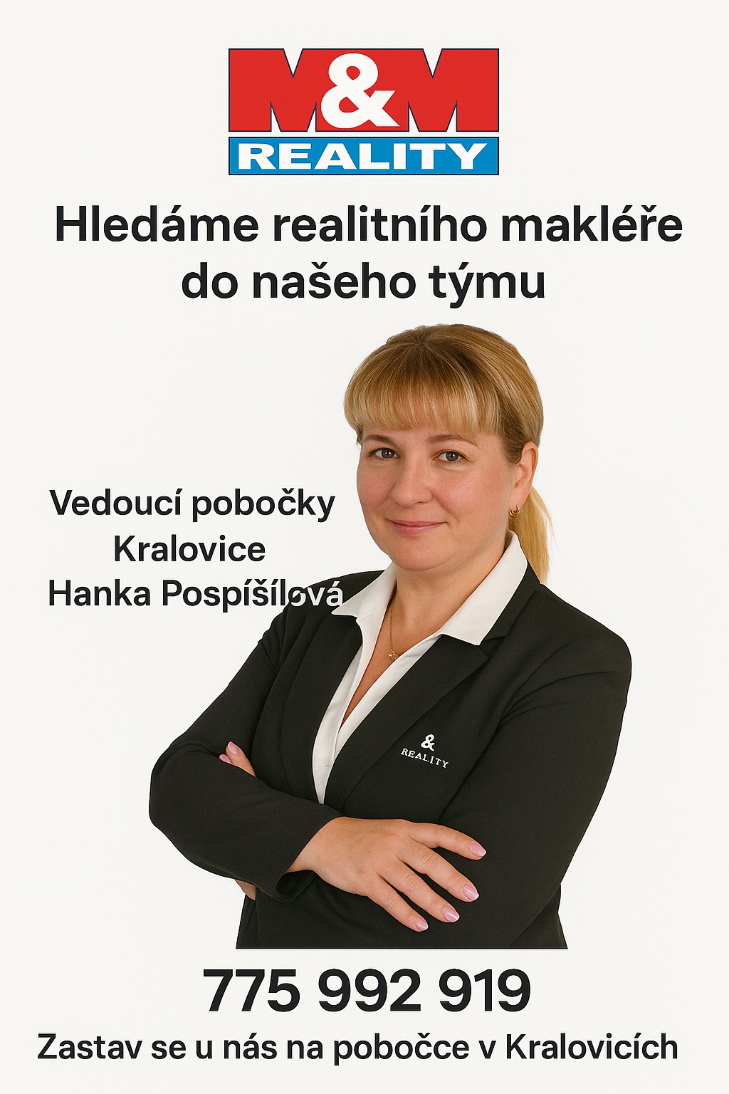 Hanka Pospíšilová - realitní makléř M&M reality foto 2
