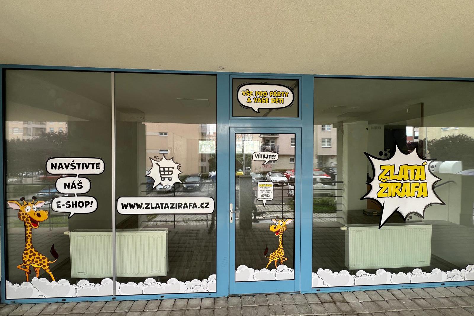 Zlatá Žirafa - Vše pro párty a vaše děti