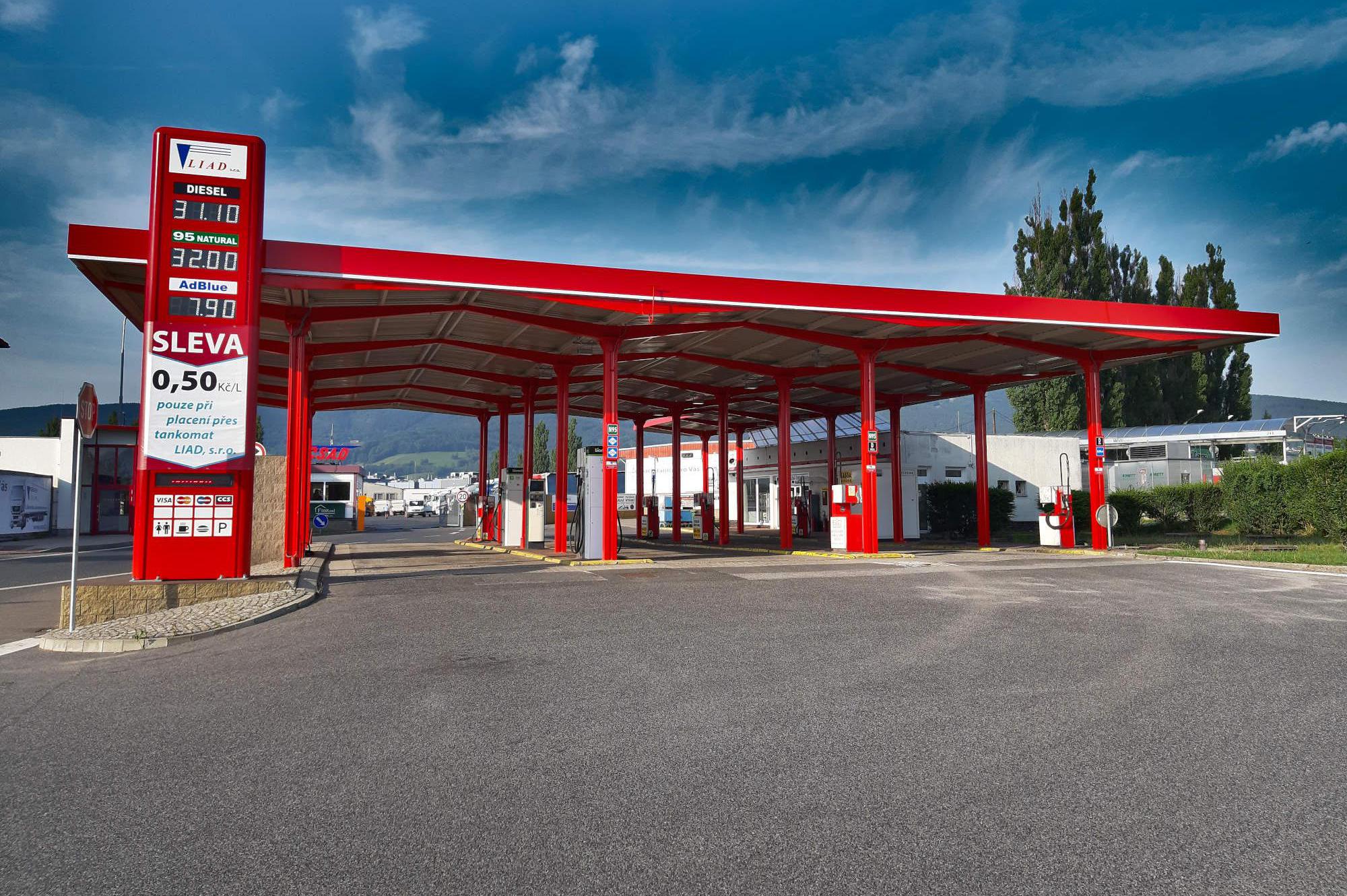FinReal Liberec, a. s. - Čerpací stanice