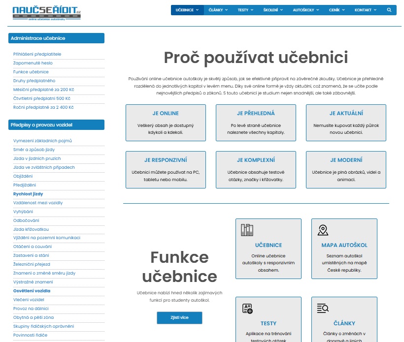 Nauč se řídit.cz – online učebnice autoškoly foto 2