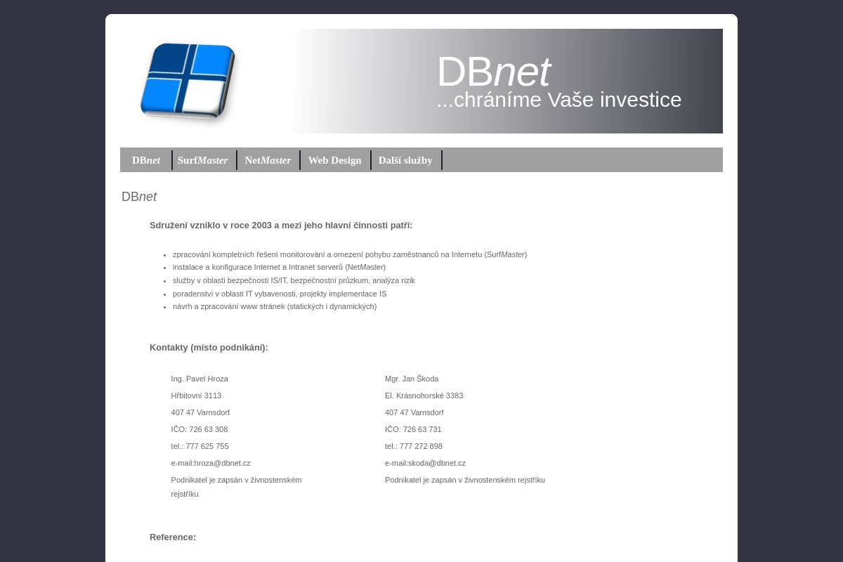 DBnet - Ing. Pavel Hroza foto 1