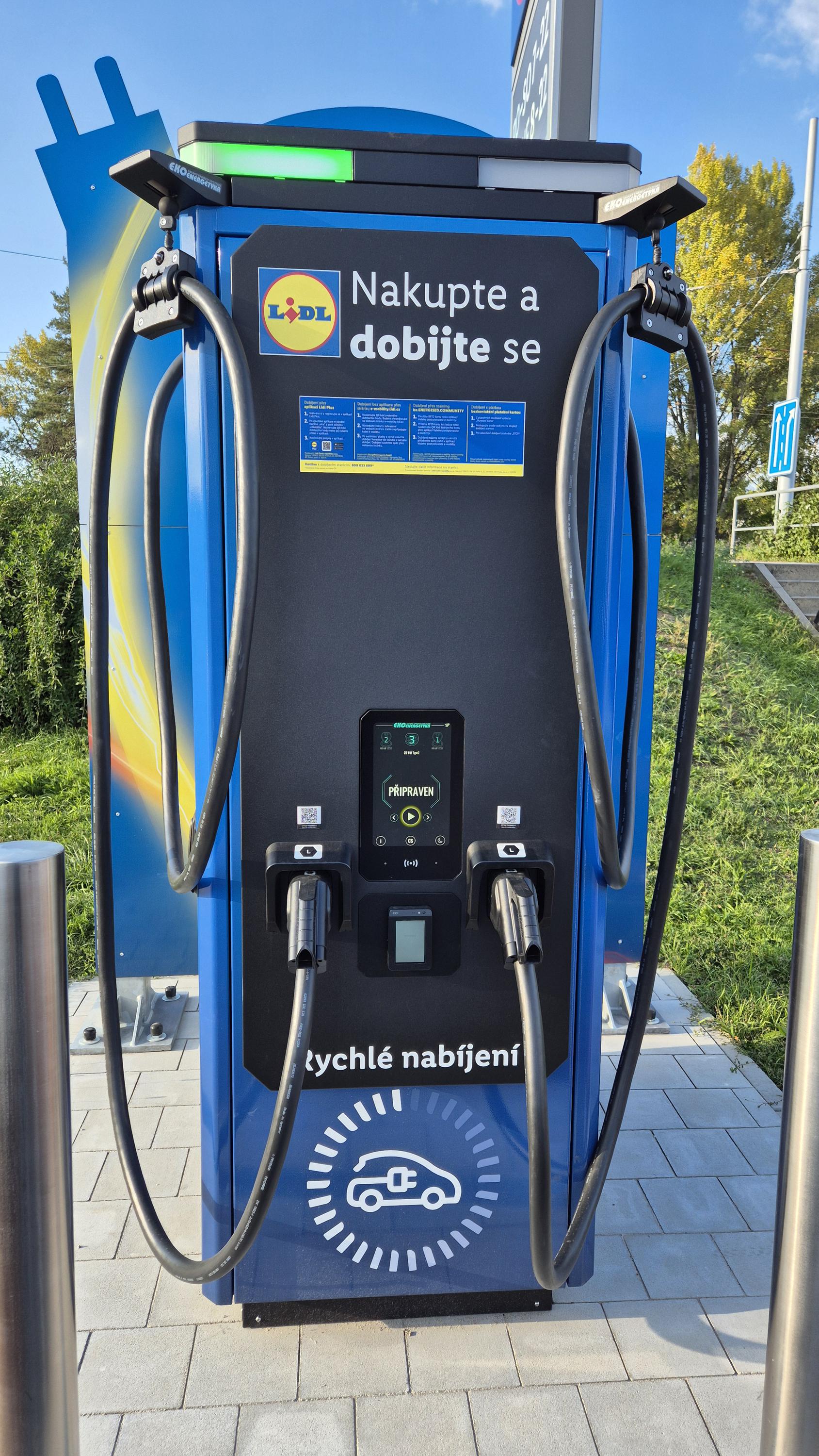 Nabíjecí stanice Lidl foto 2