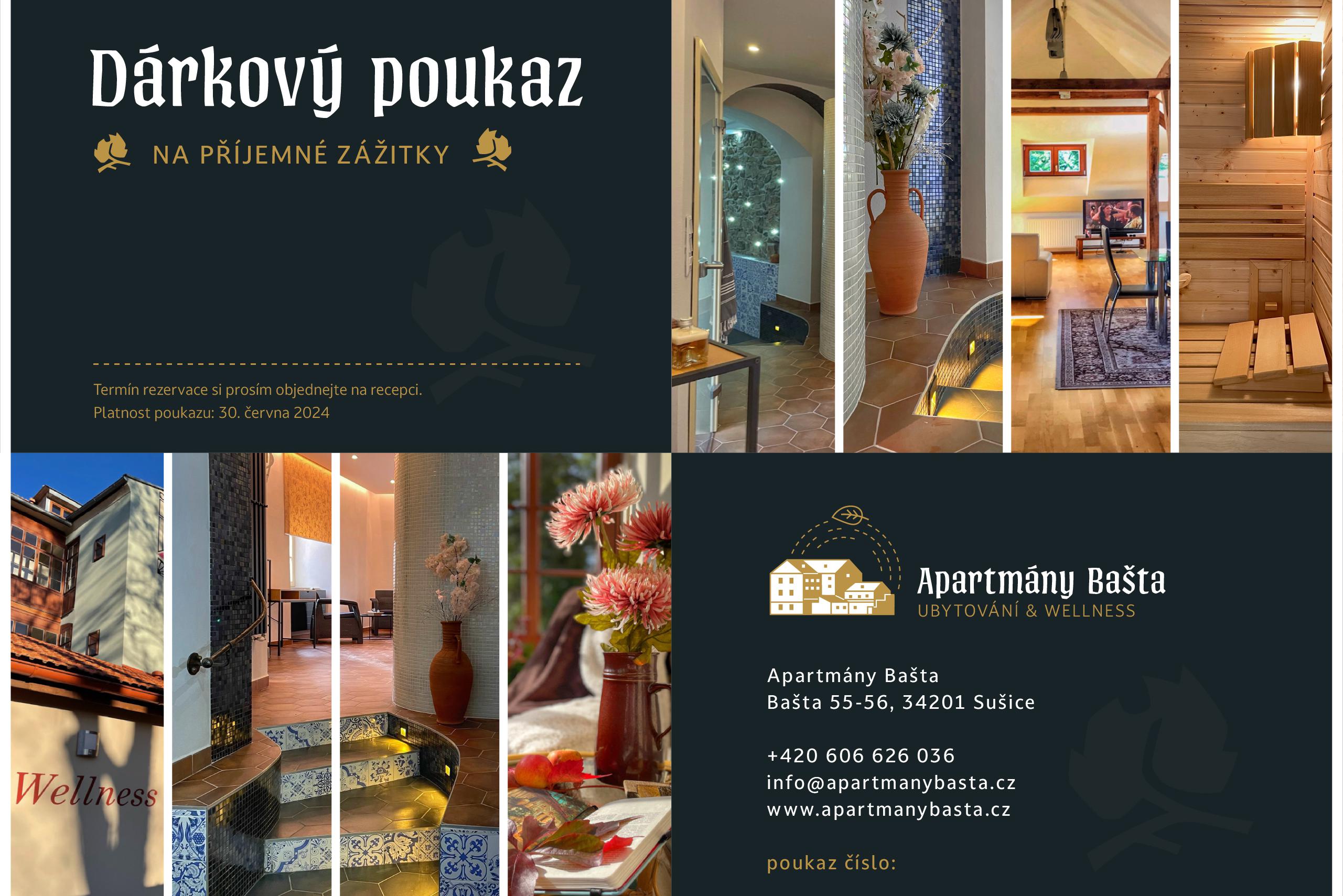 Dárkový poukaz na pobyt a wellness