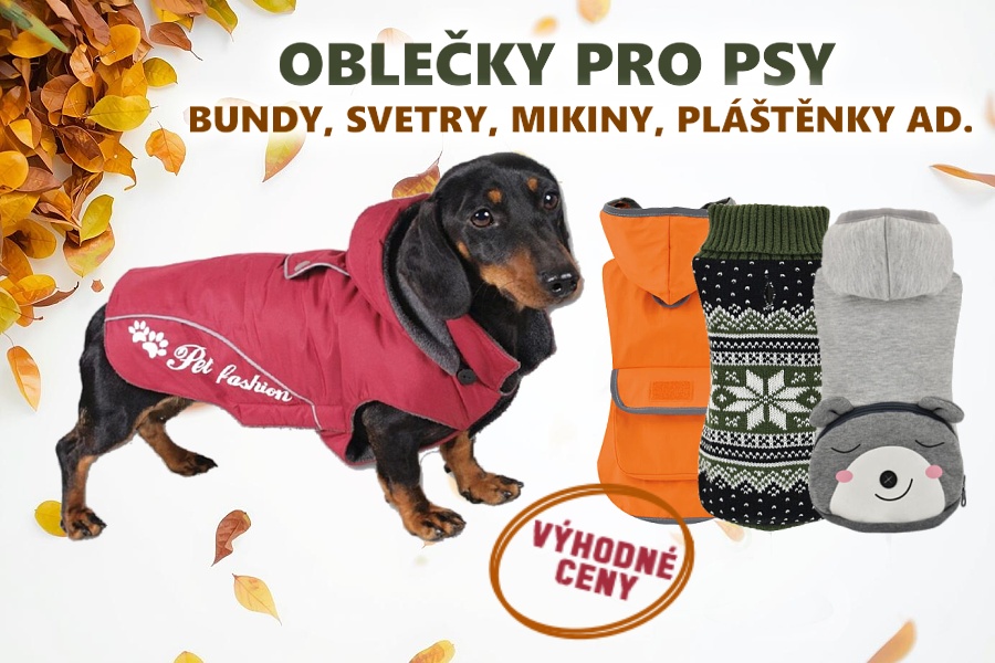 OBLEČKY PRO PSY POZIM/ZIMA za nové SUPER CENY