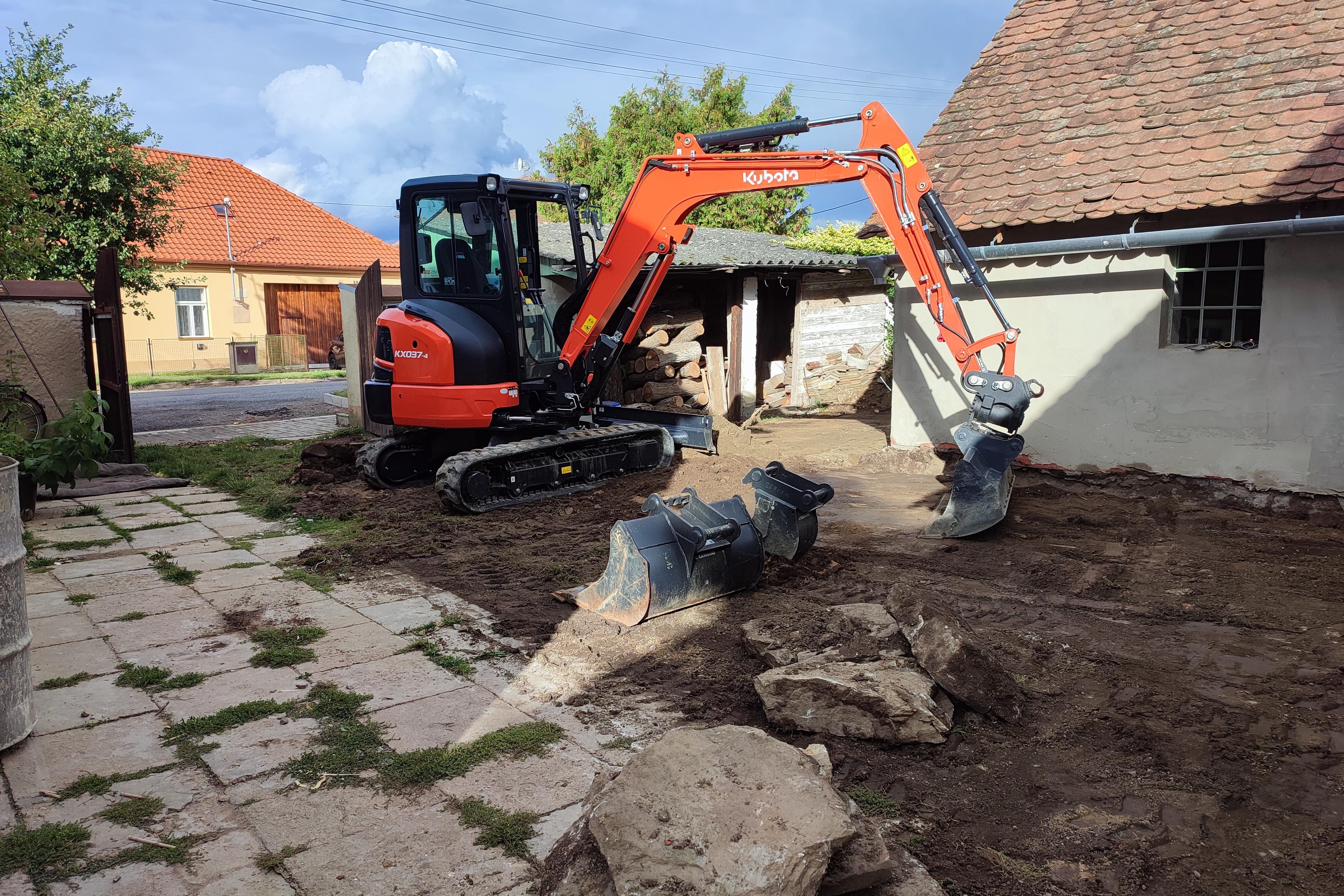 Zemní a výkopové práce Václavik