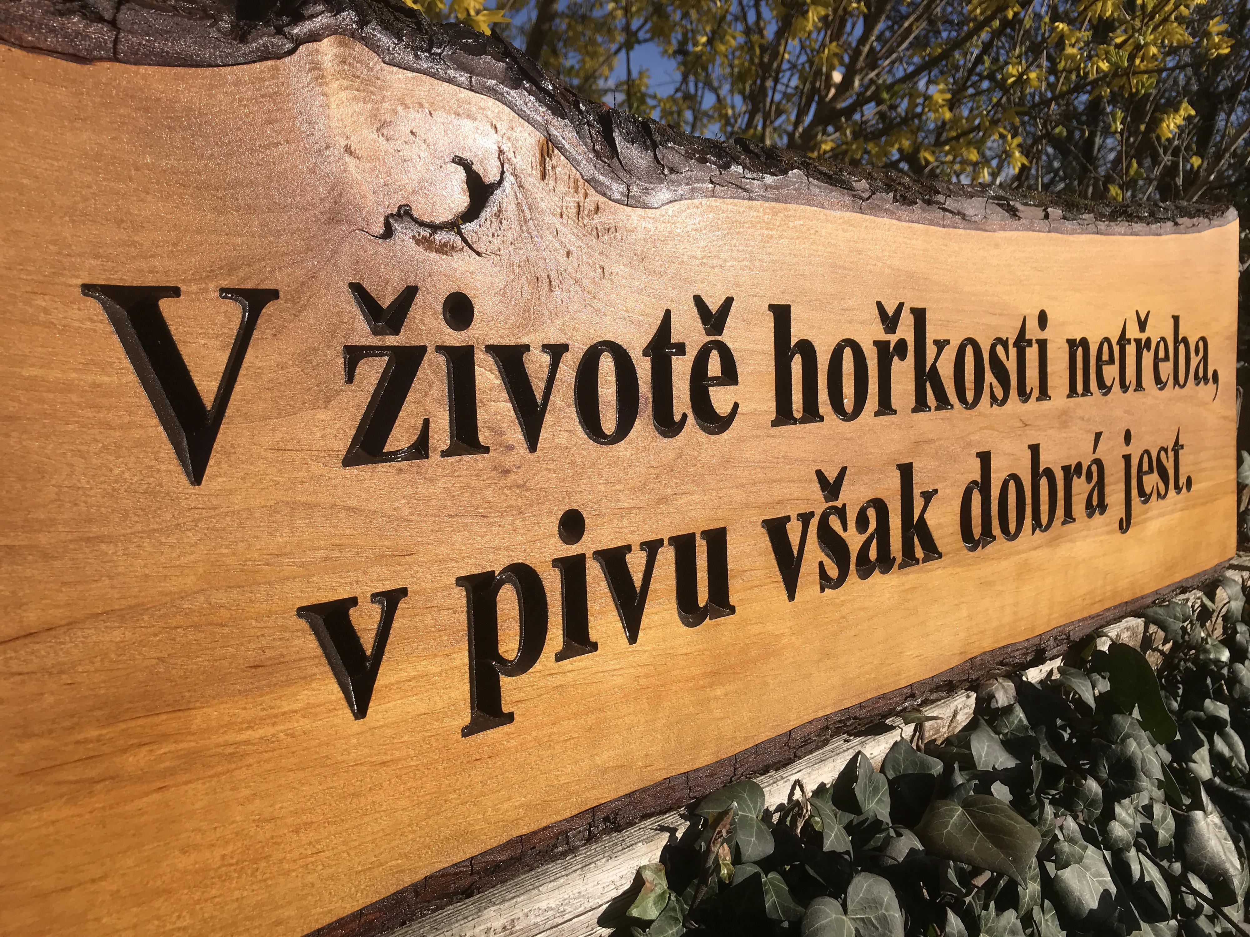 Dřevěné cedule - Martin Hlava foto 3