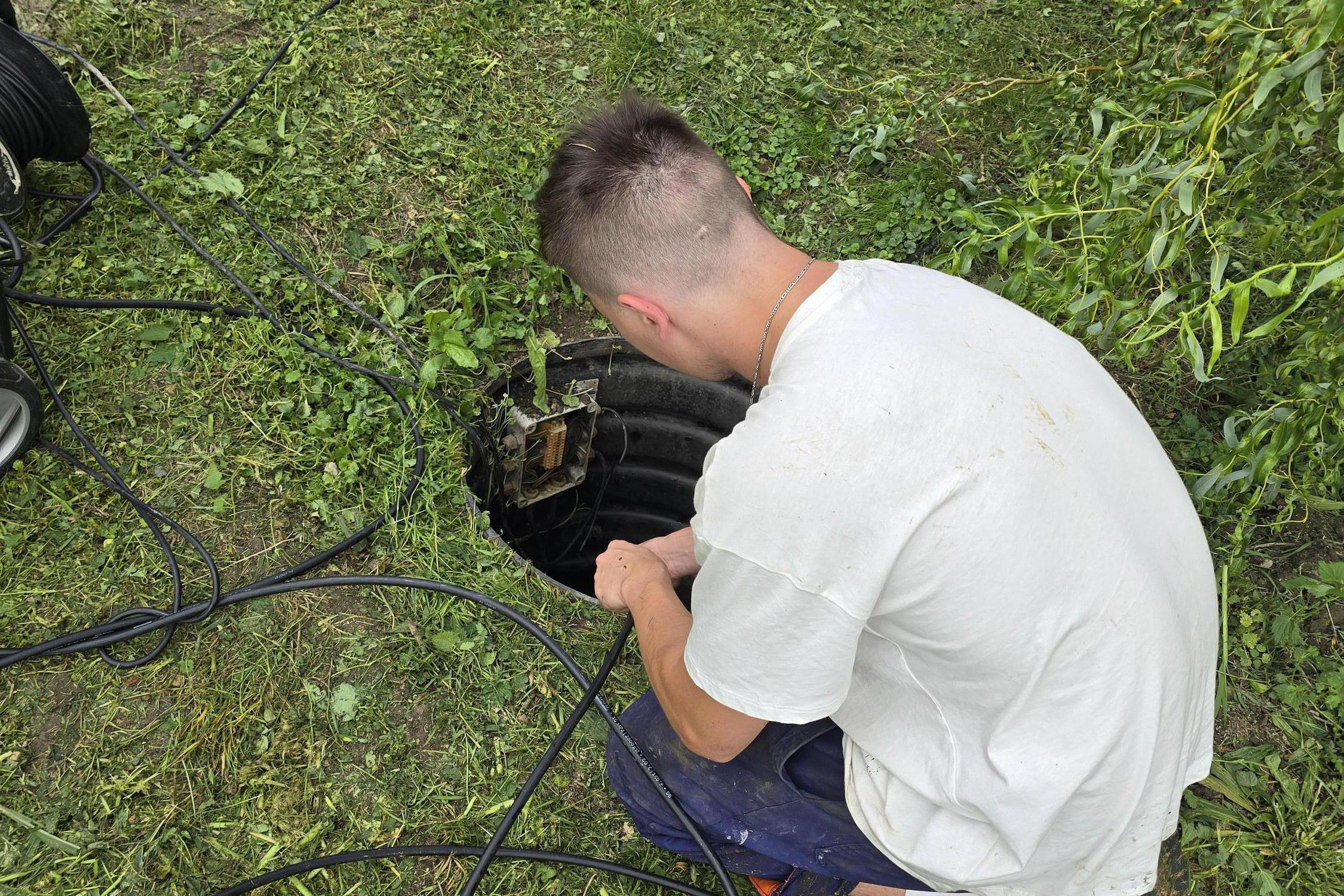 Čištění odpadů a kanalizace Rybička