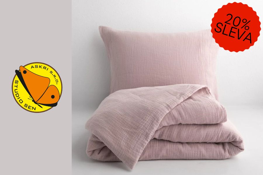 Mušelínové povlečení se slevou – jemný komfort