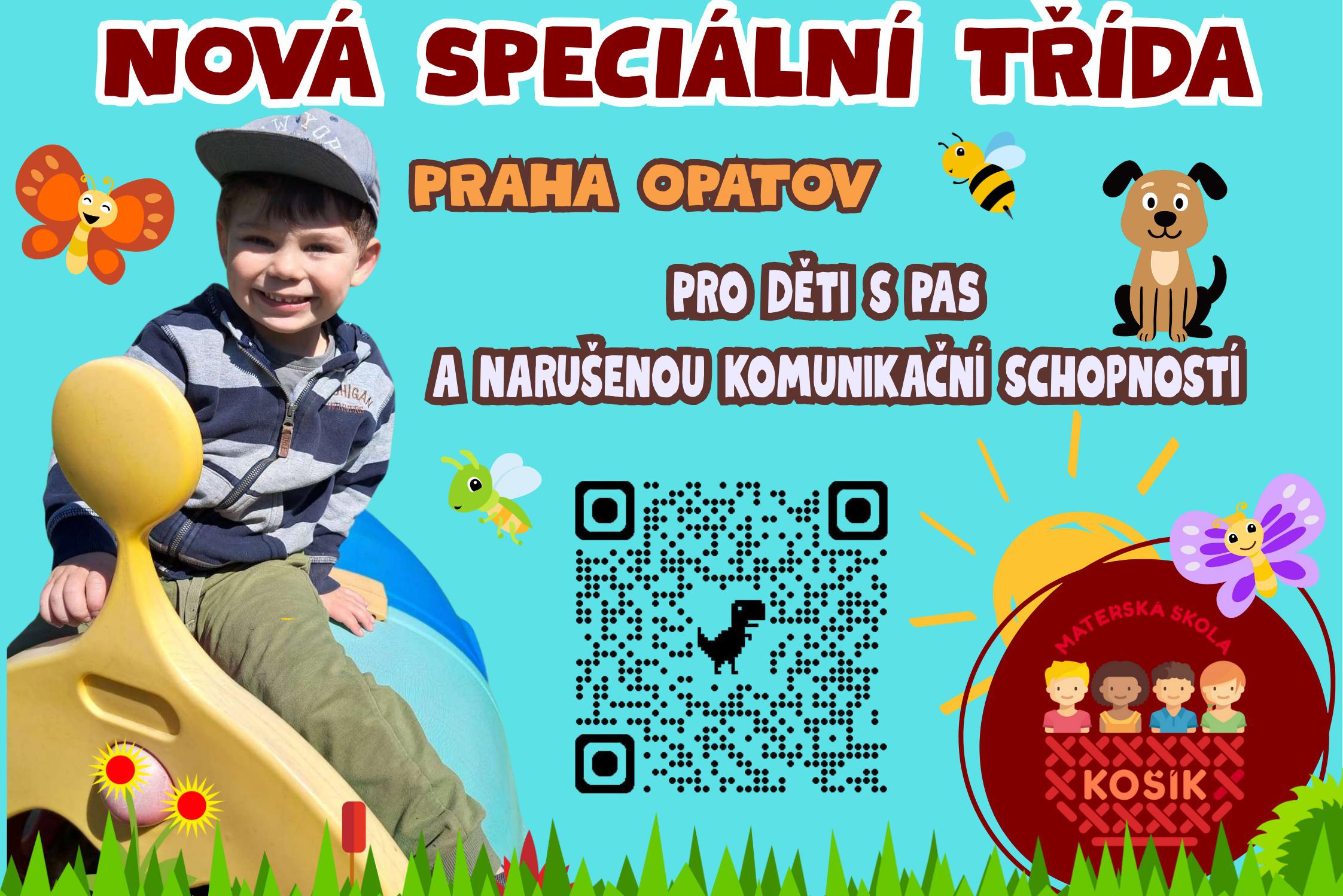 NOVÁ SPECIÁLNÍ TŘÍDA MŠ JIŽ OD LEDNA 2026 OPATOV