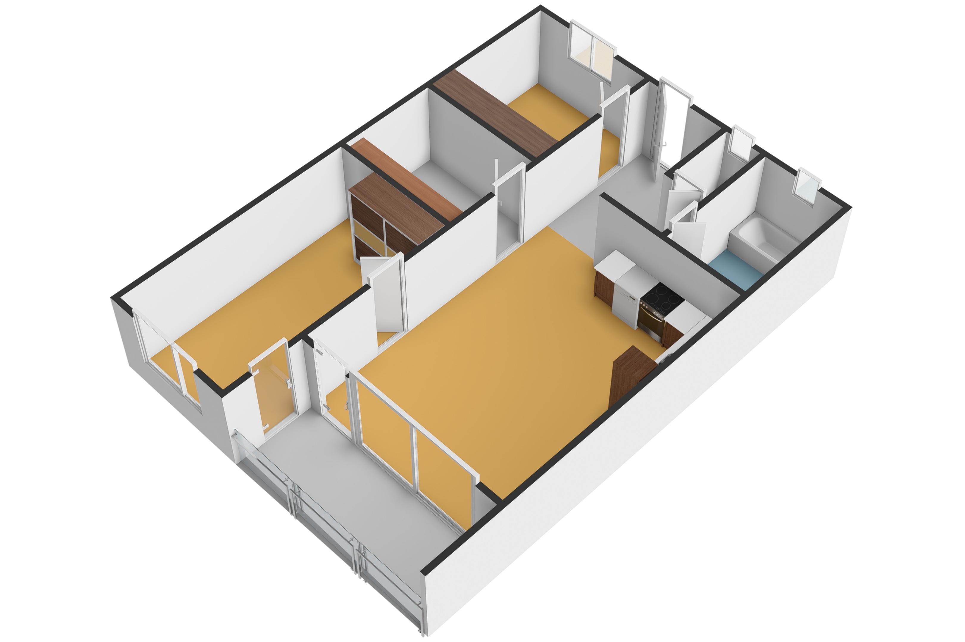 Pronájem bytu 3+kk s lodžií a gar. stáním, Liberec