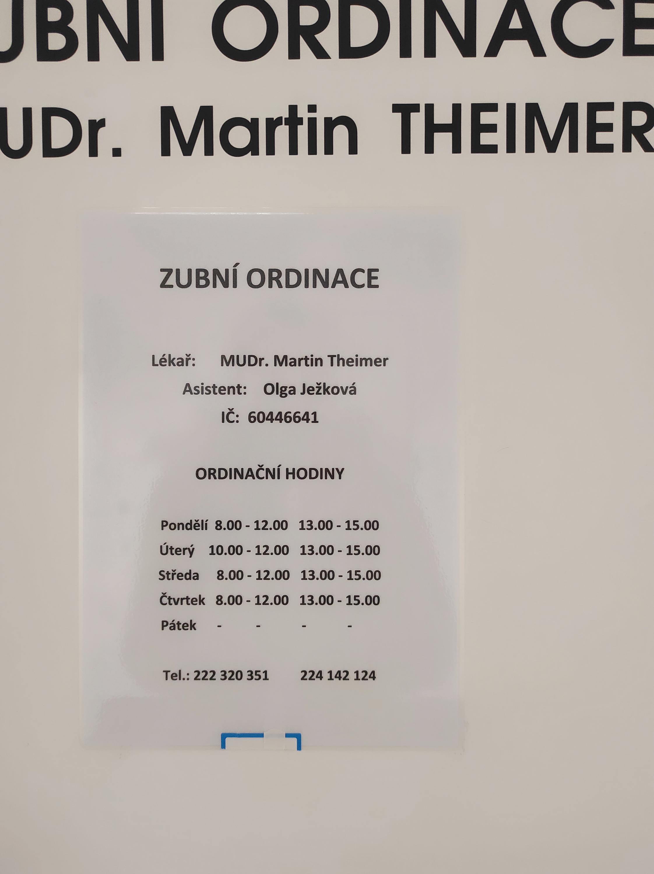 MUDr. Martin THEIMER foto 2