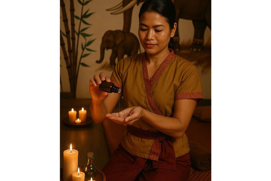 Thajská olejová masáž