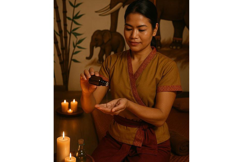 Thajská olejová masáž