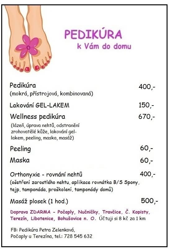 Pedikúra Petra Zelenková foto 5