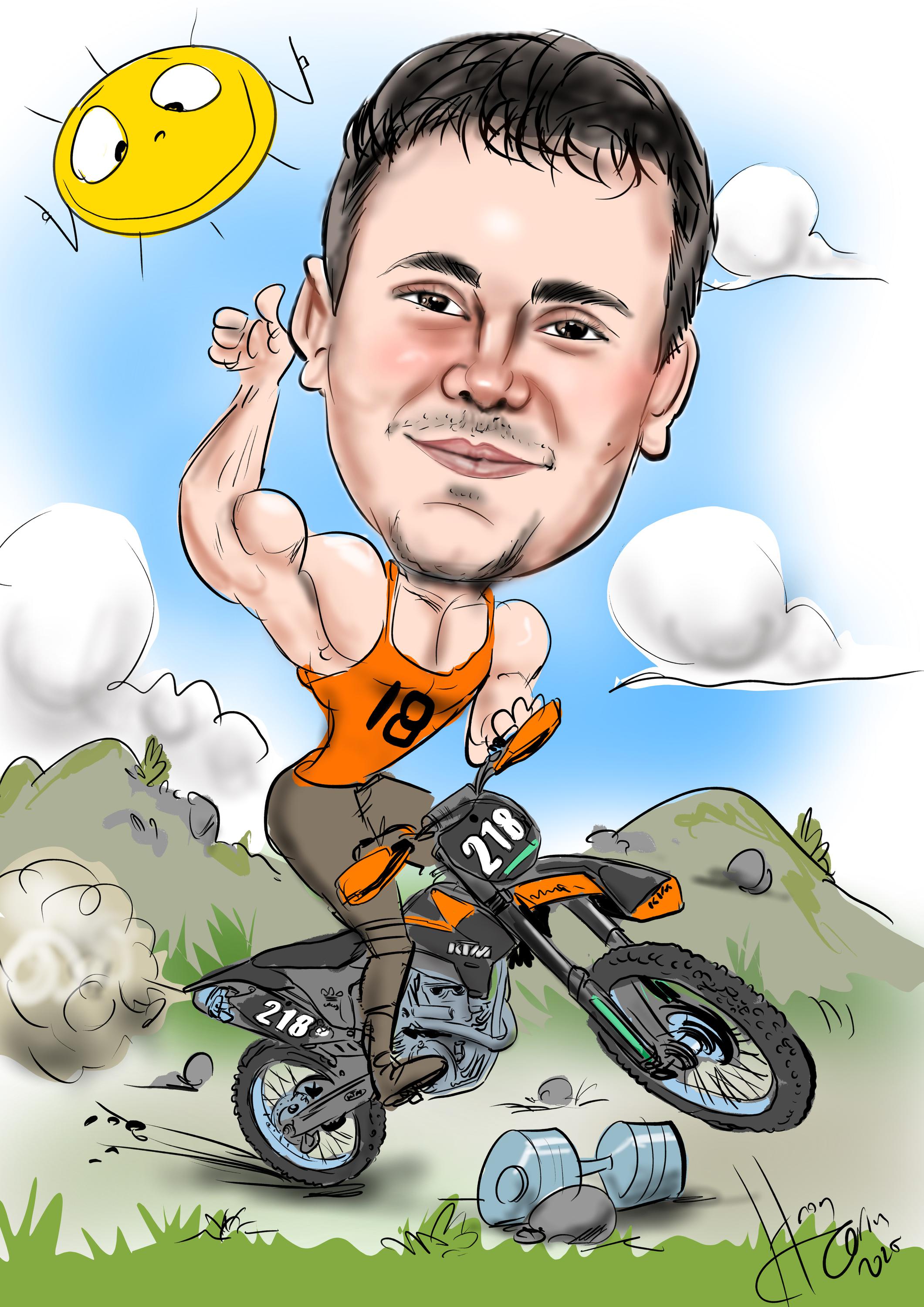 Karikaturista Ing. Martin Hron foto 2