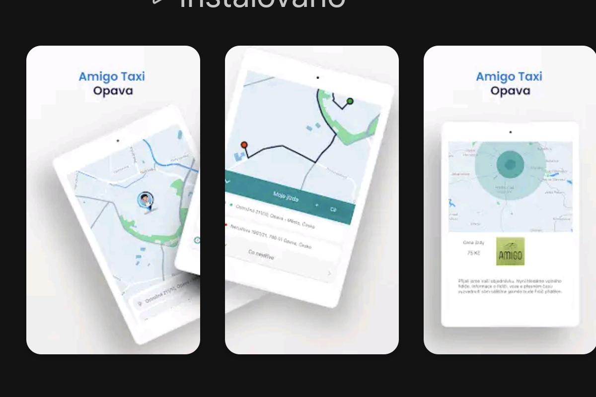 Aplikace  AmigoTaxi  (Opava)