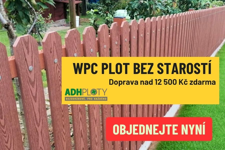 WPC plotovky - plot se vzhledem dřeva bez natírání