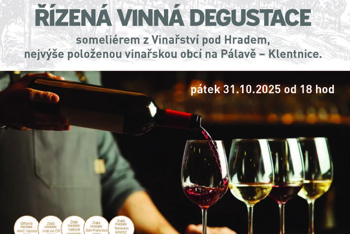 Řízená vinná degustace