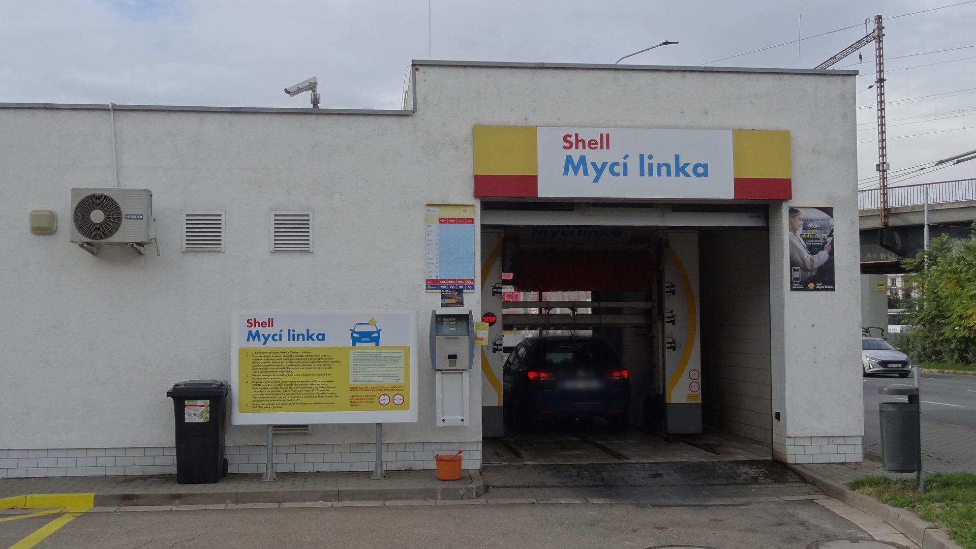 Automyčka Shell