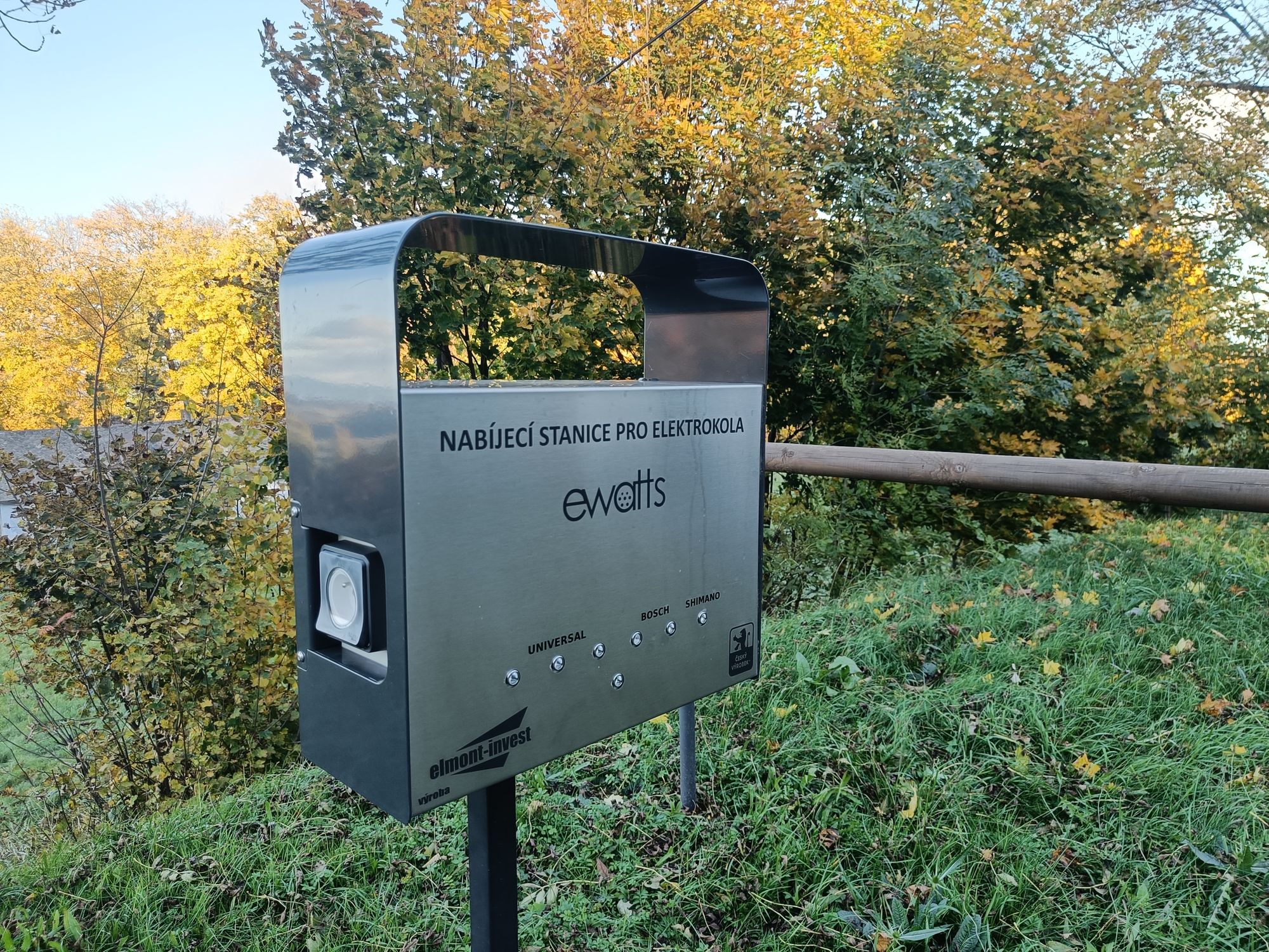 Nabíjecí stanice pro elektrokola