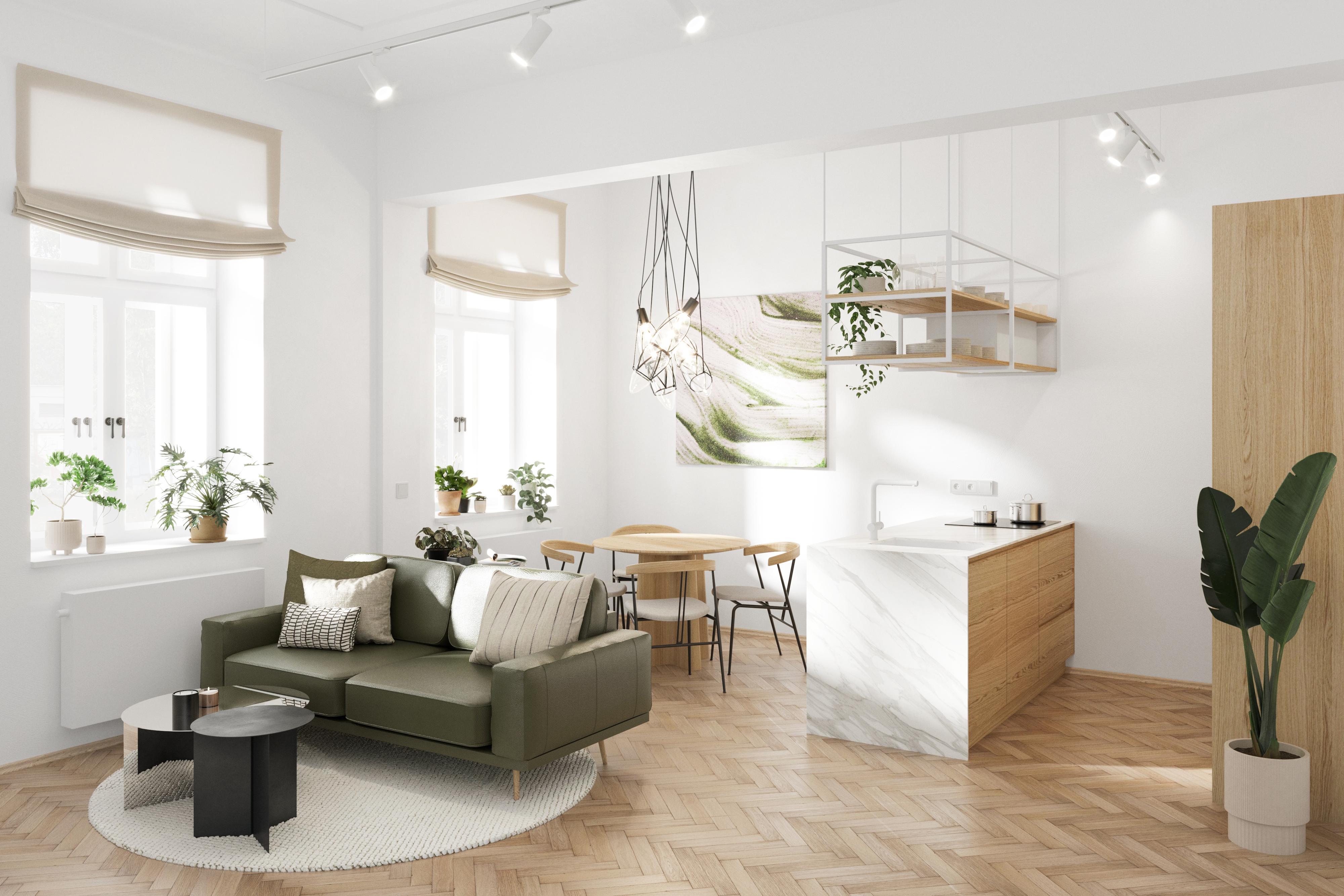 Moderní byty v historickém domě na Vinohradech