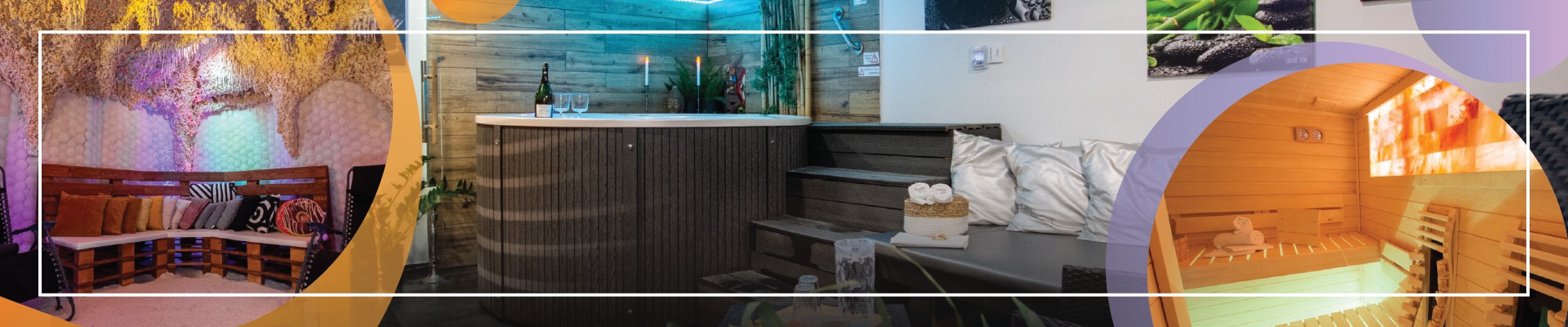 Úvodní obrázek Lázně TOM-privátní wellness GREEN, BLUE a GOLD ZONE