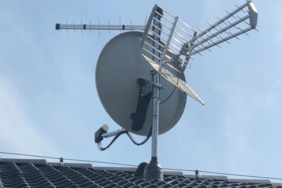 Montáž satelitů a DVB-T2 antén