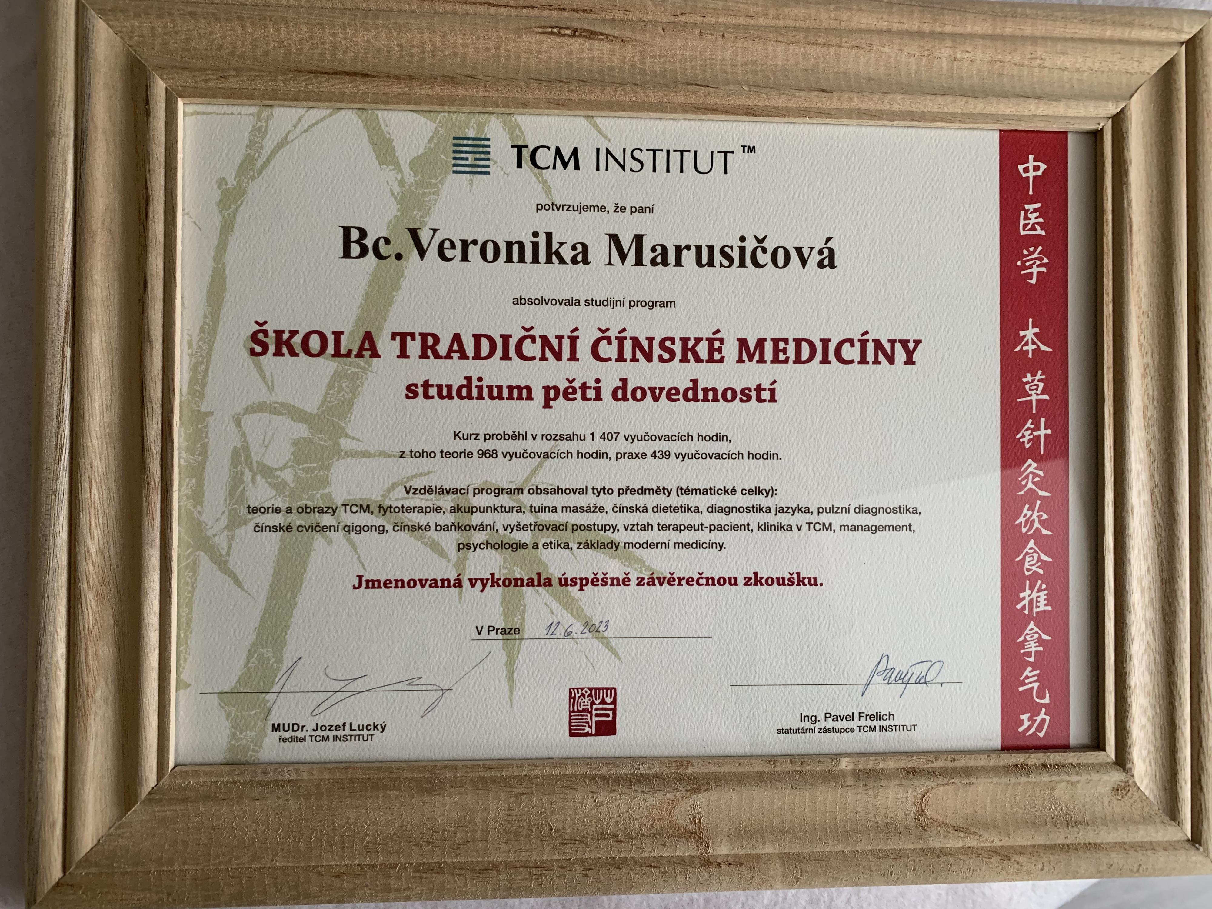 Tradiční čínská medicína - Veronika Marusičová foto 4