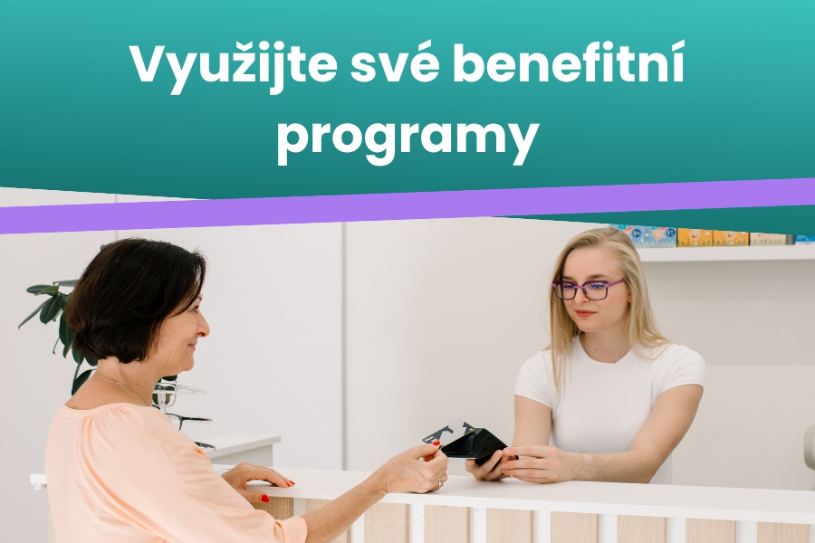 Využijte své benefitní programy u nás v optice