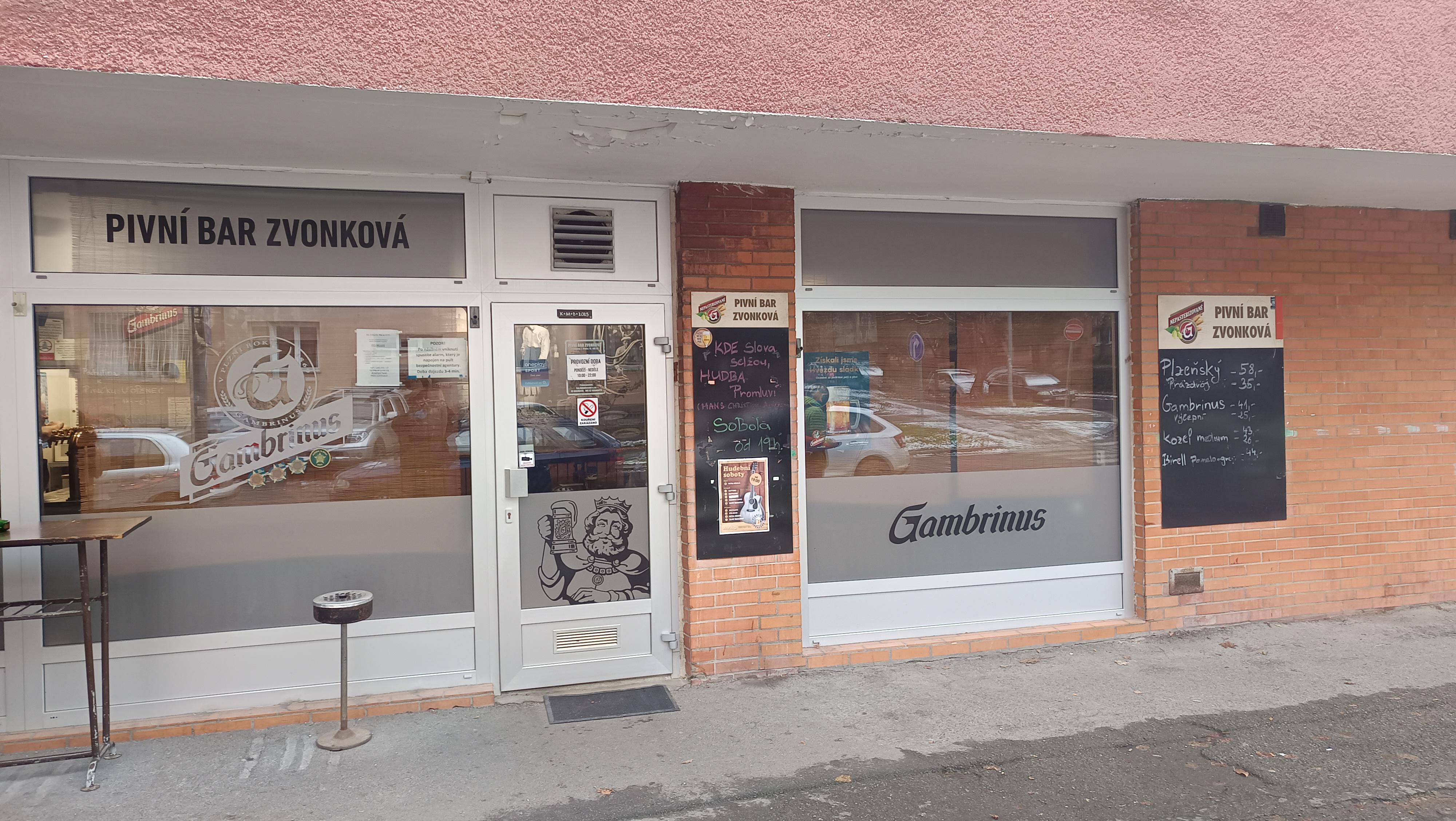 Pivní bar Zvonková