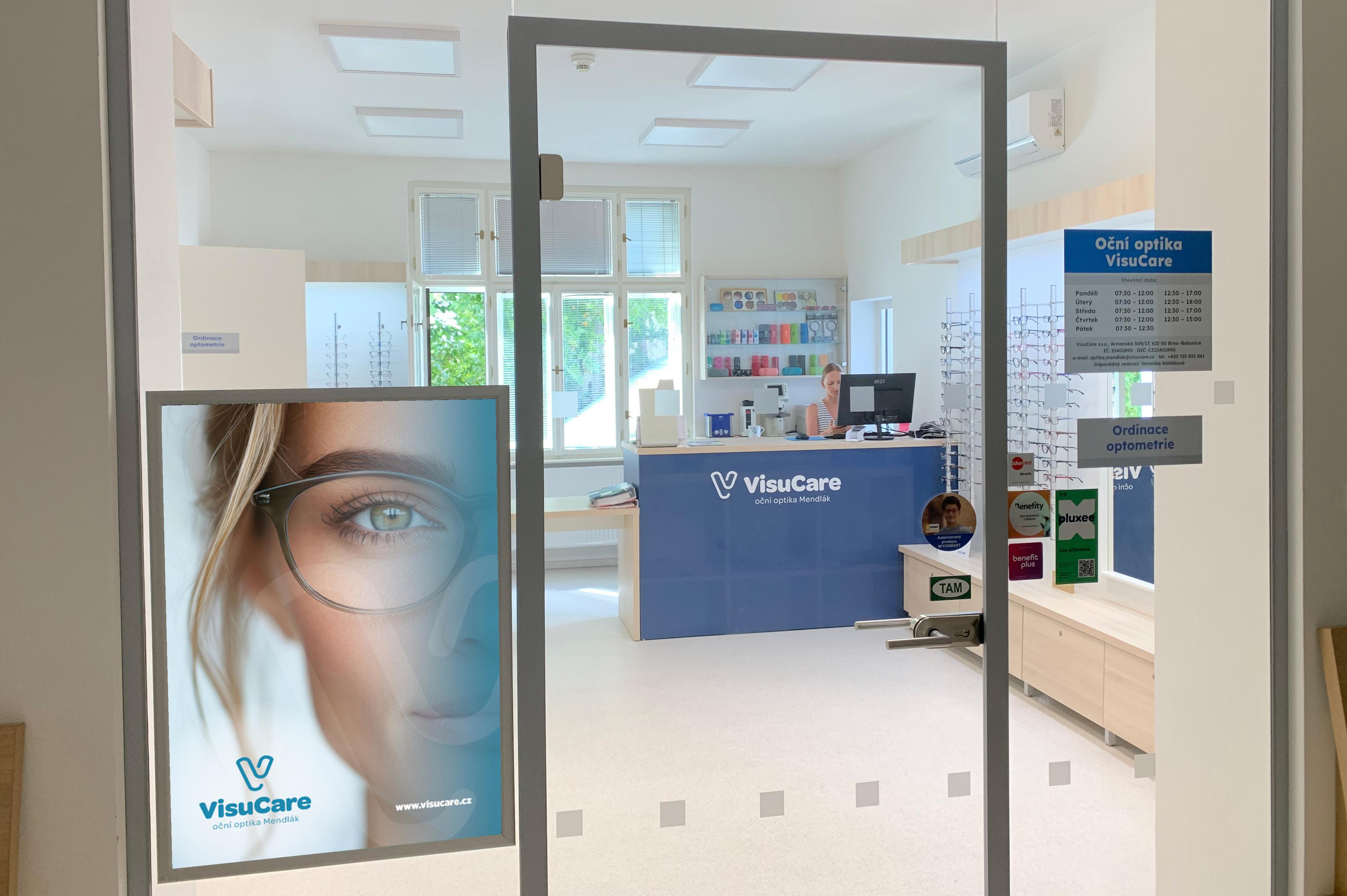 Oční optika VisuCare Mendlák