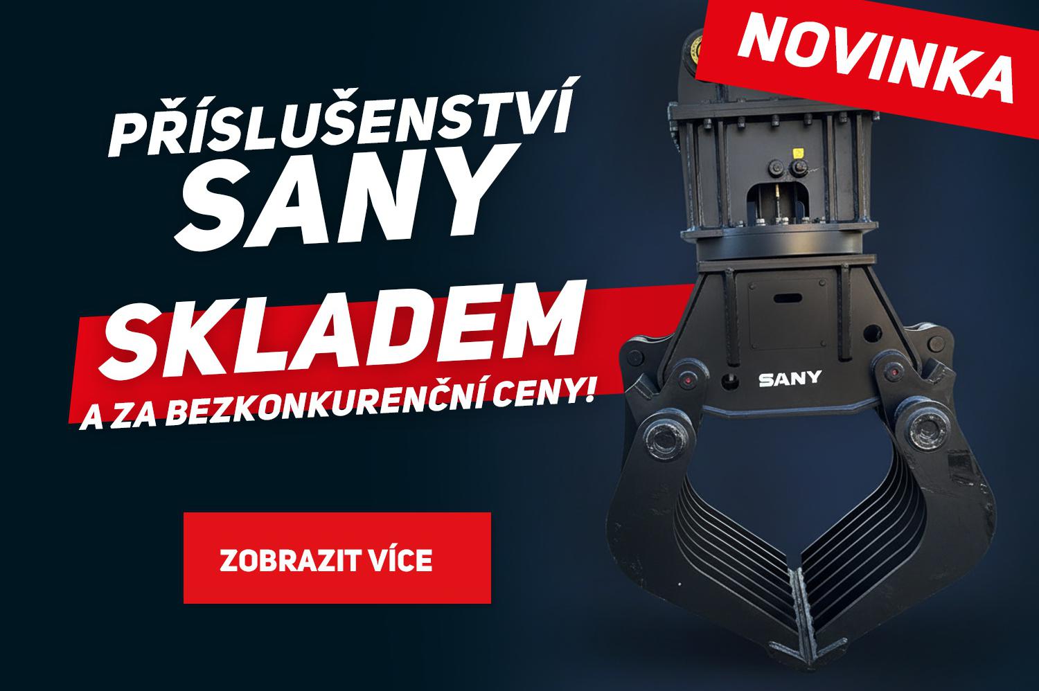 Kladiva a drapáky SANY!