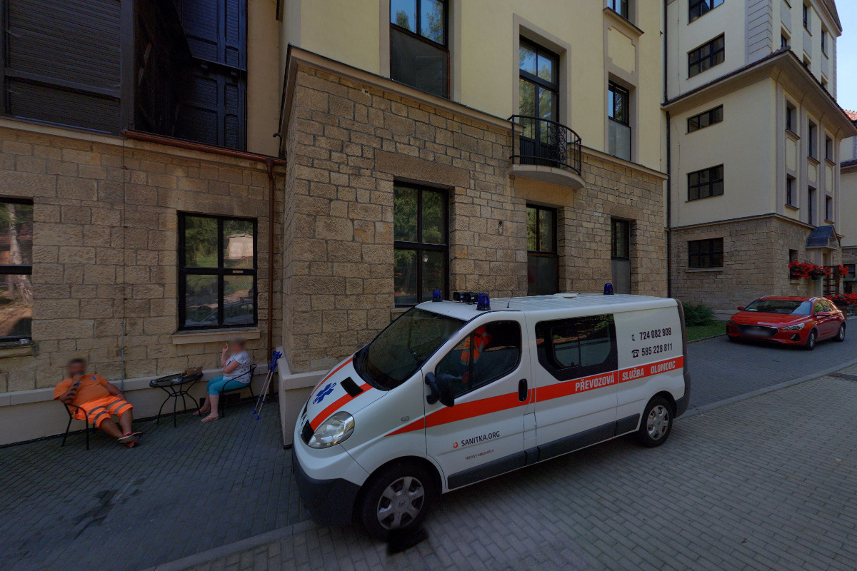 Kavárna v léčebně TRN