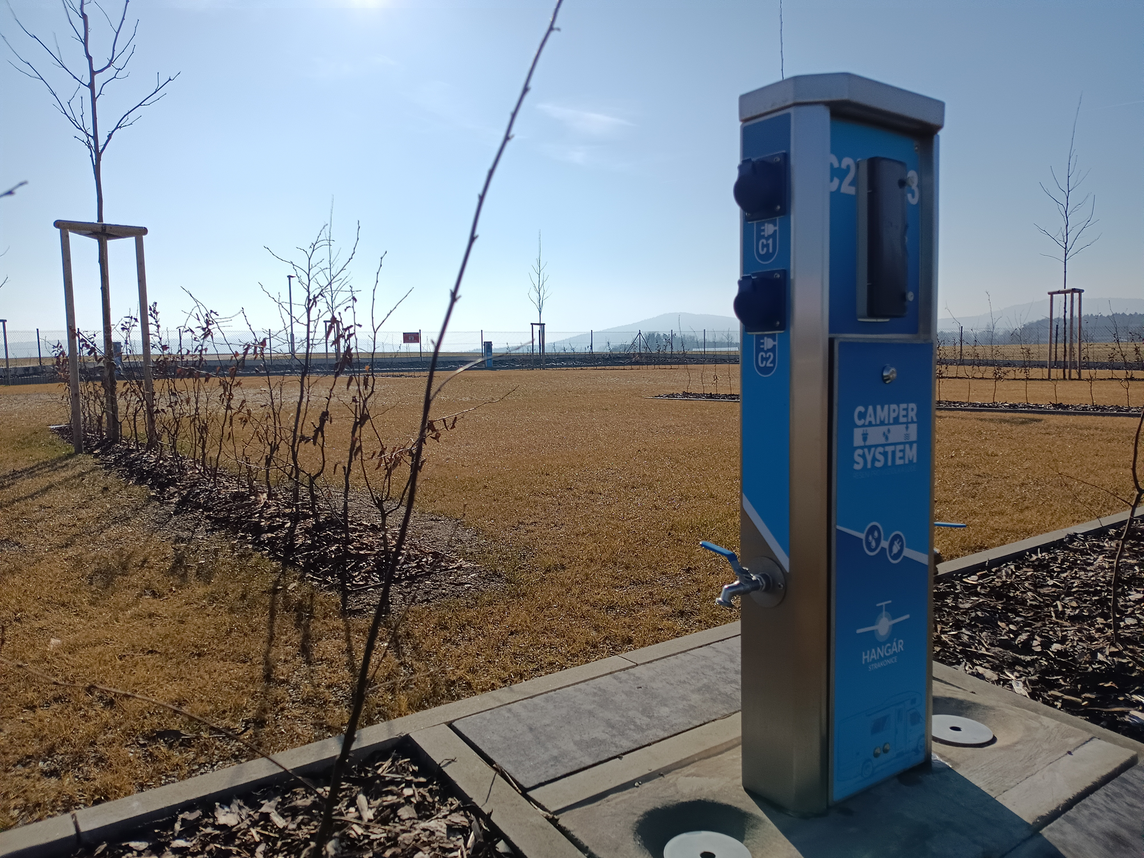 Samoobslužný caravan park - stellplatz