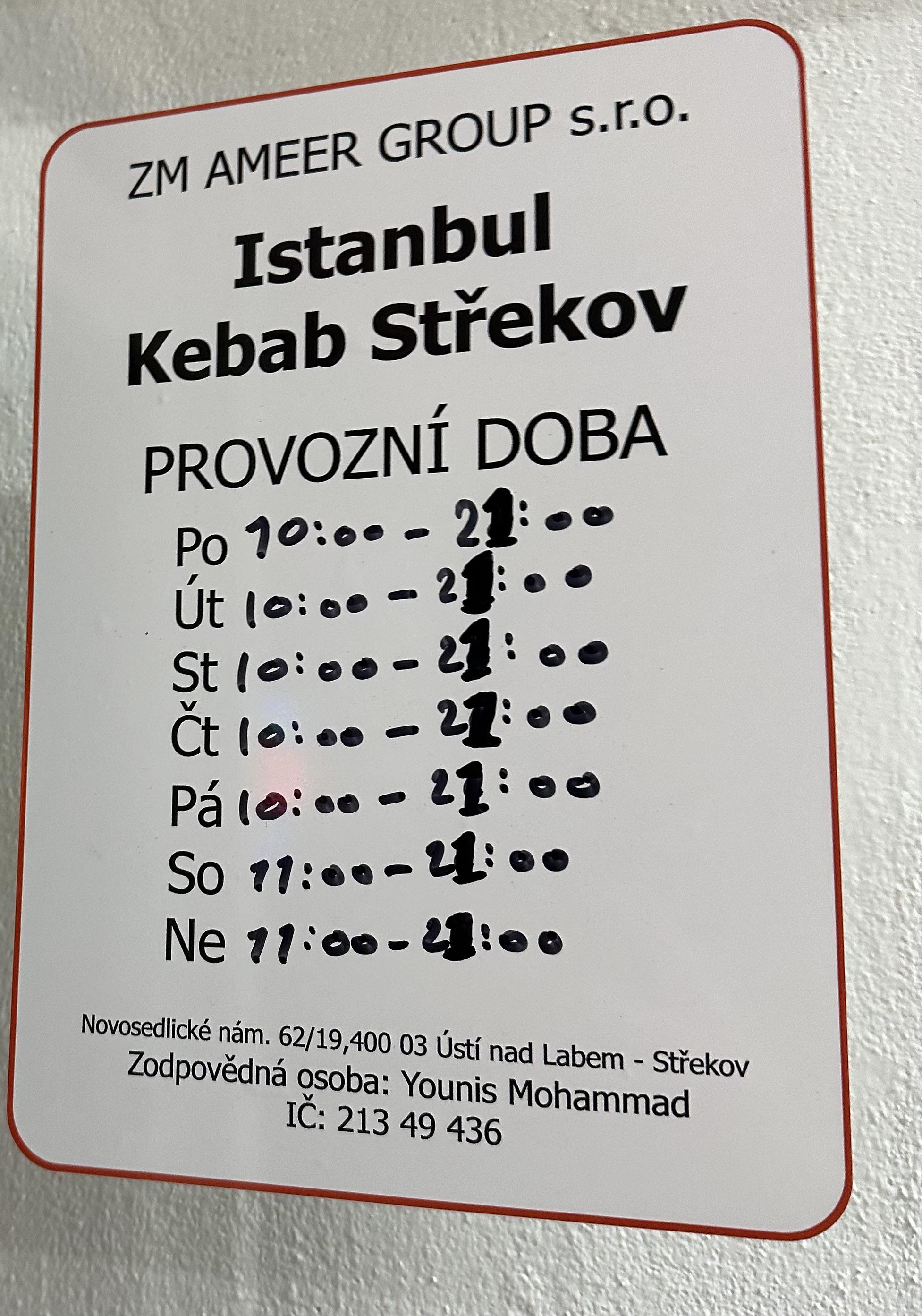 Istanbul a Kebab & pizza Střekov foto 4