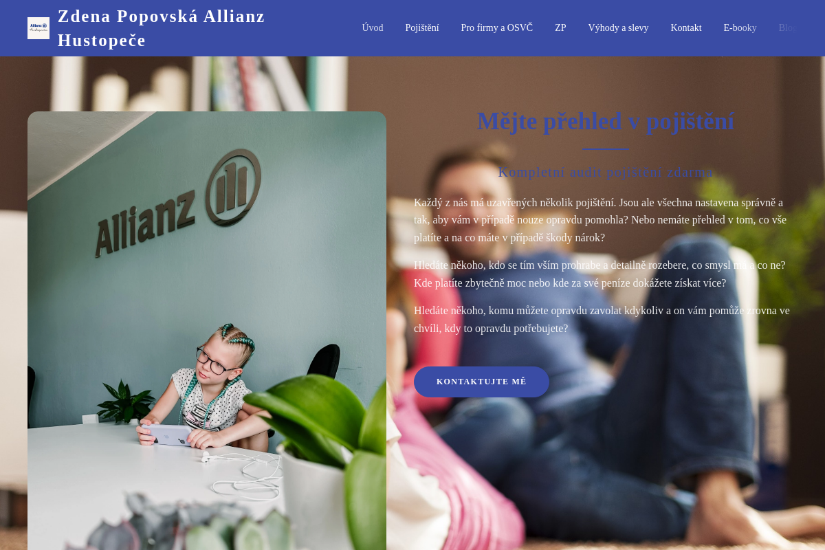Zdena Popovská Allianz pojišťovna foto 1