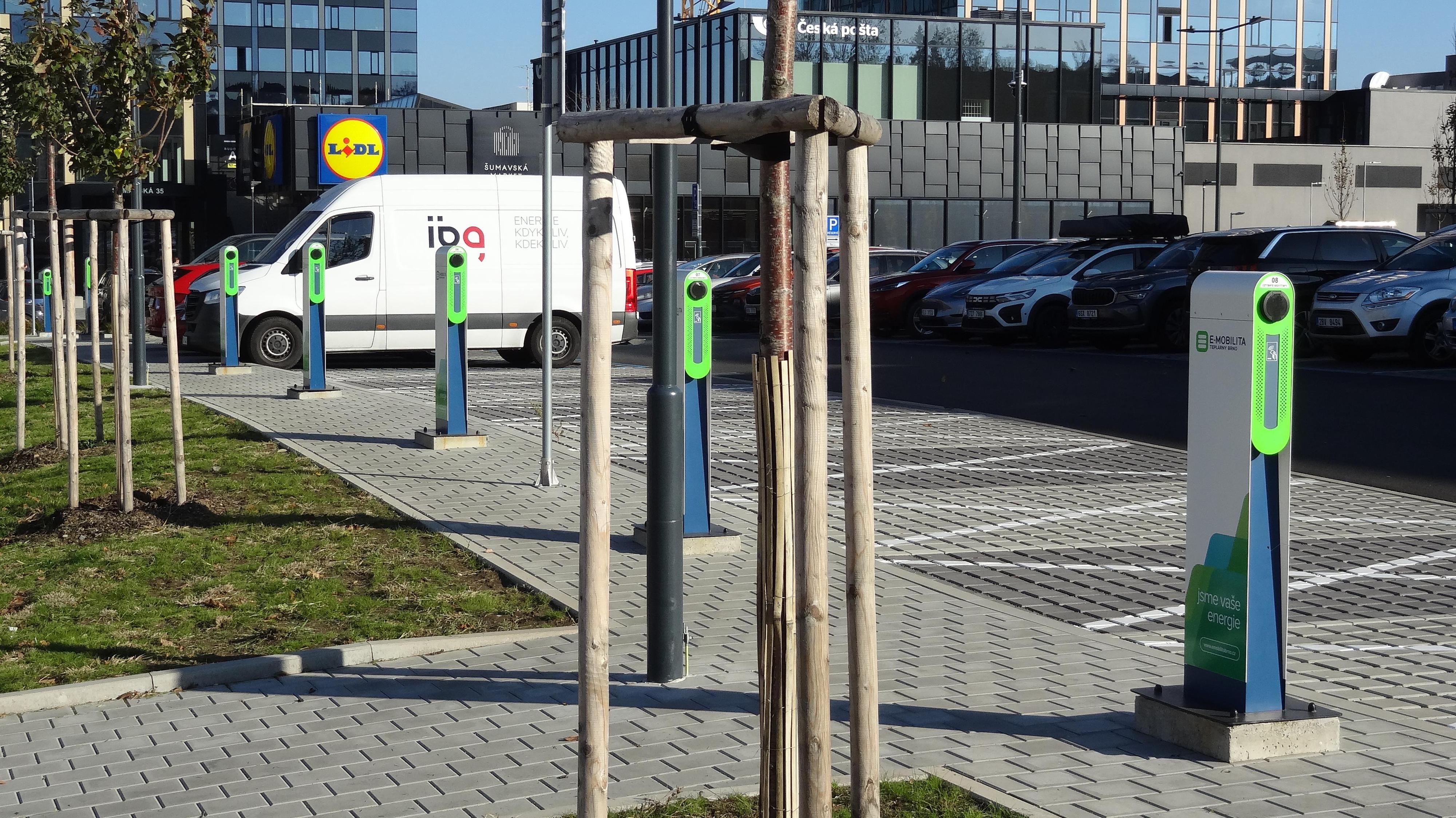 Teplárny Brno, a.s. - nabíjecí stanice