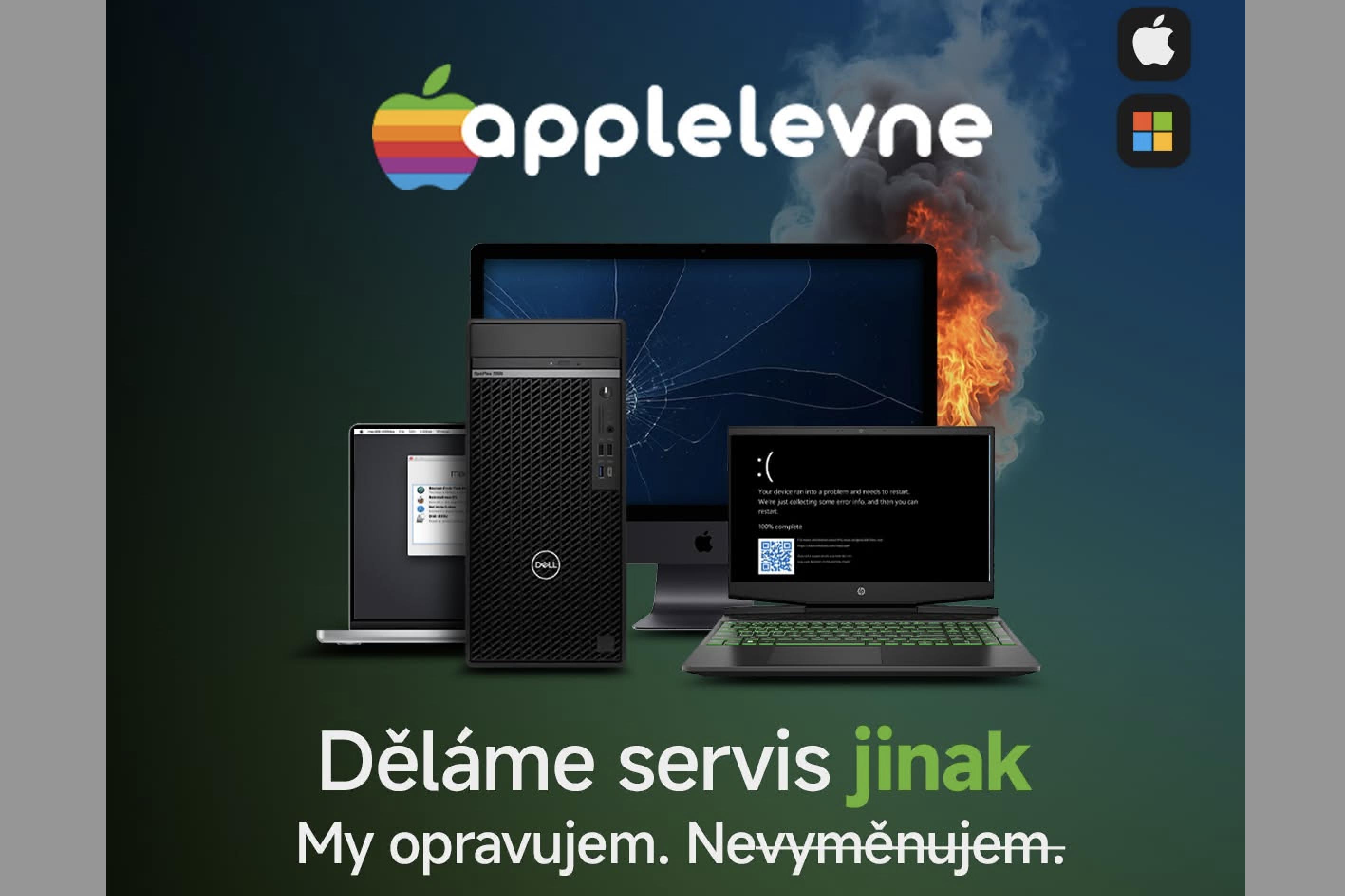 Servis Apple za 30% ceny ostatních servisů - ANO