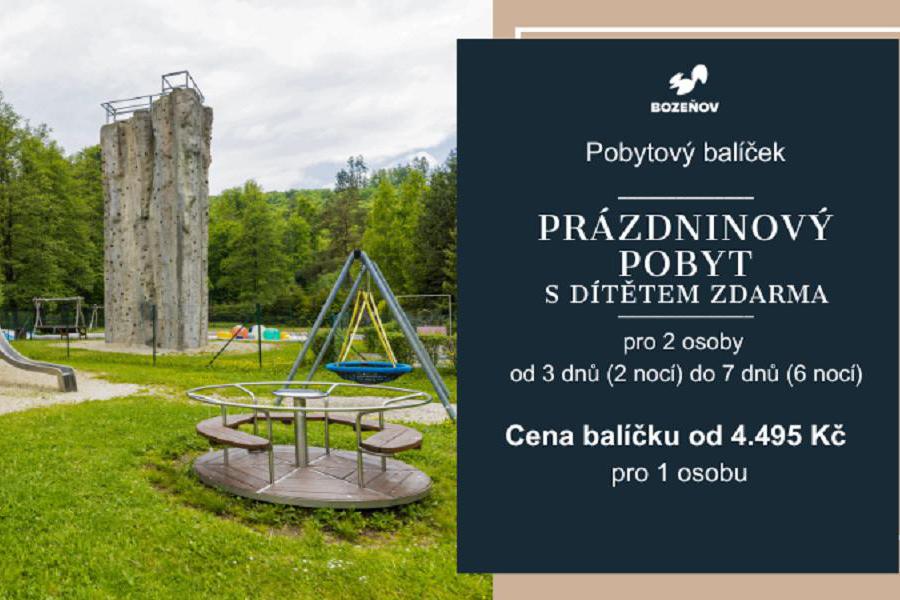 Prázdninový pobyt s dítětem zdarma