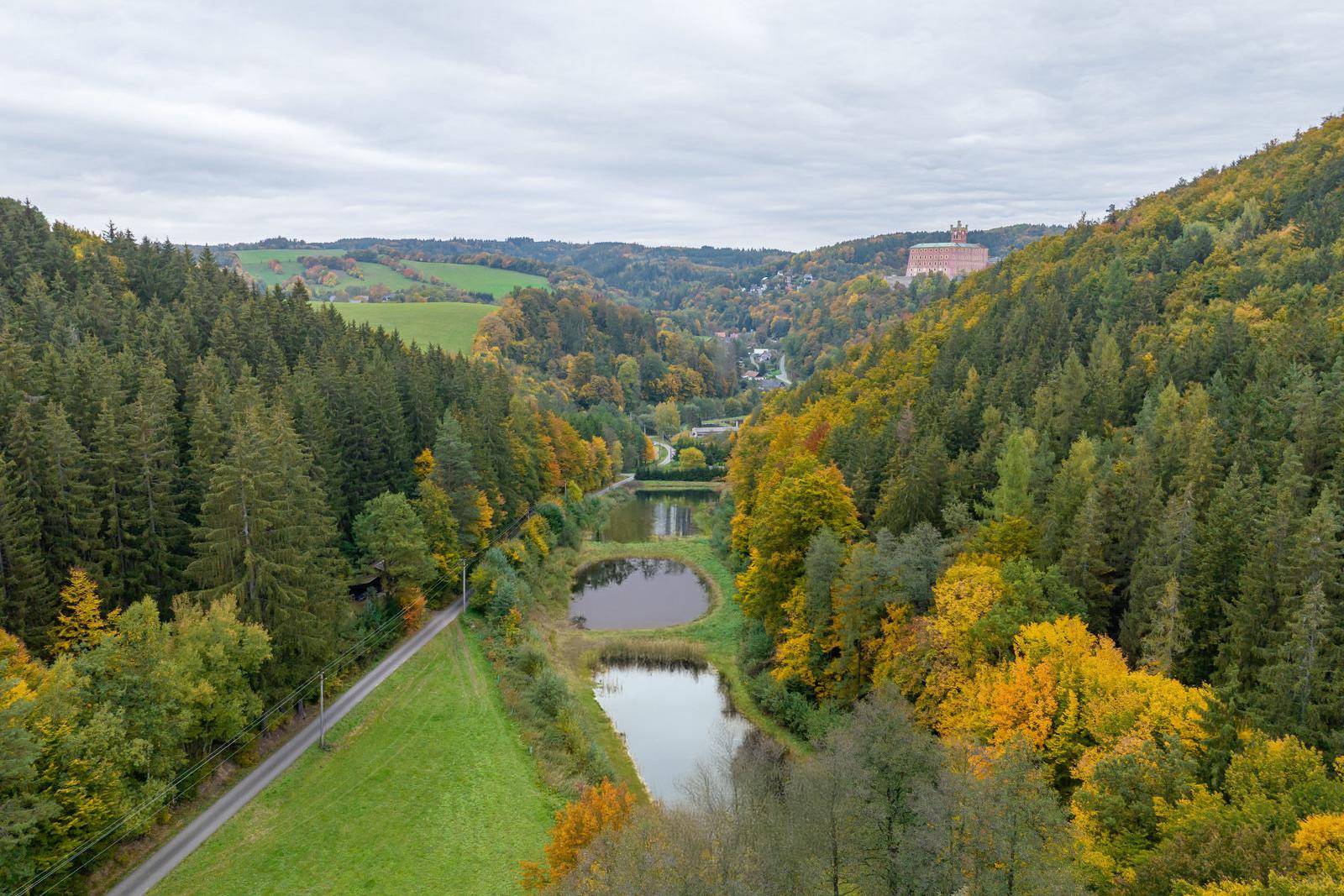 Prodej kaskádových rybníků - Mírov u Mohelnice