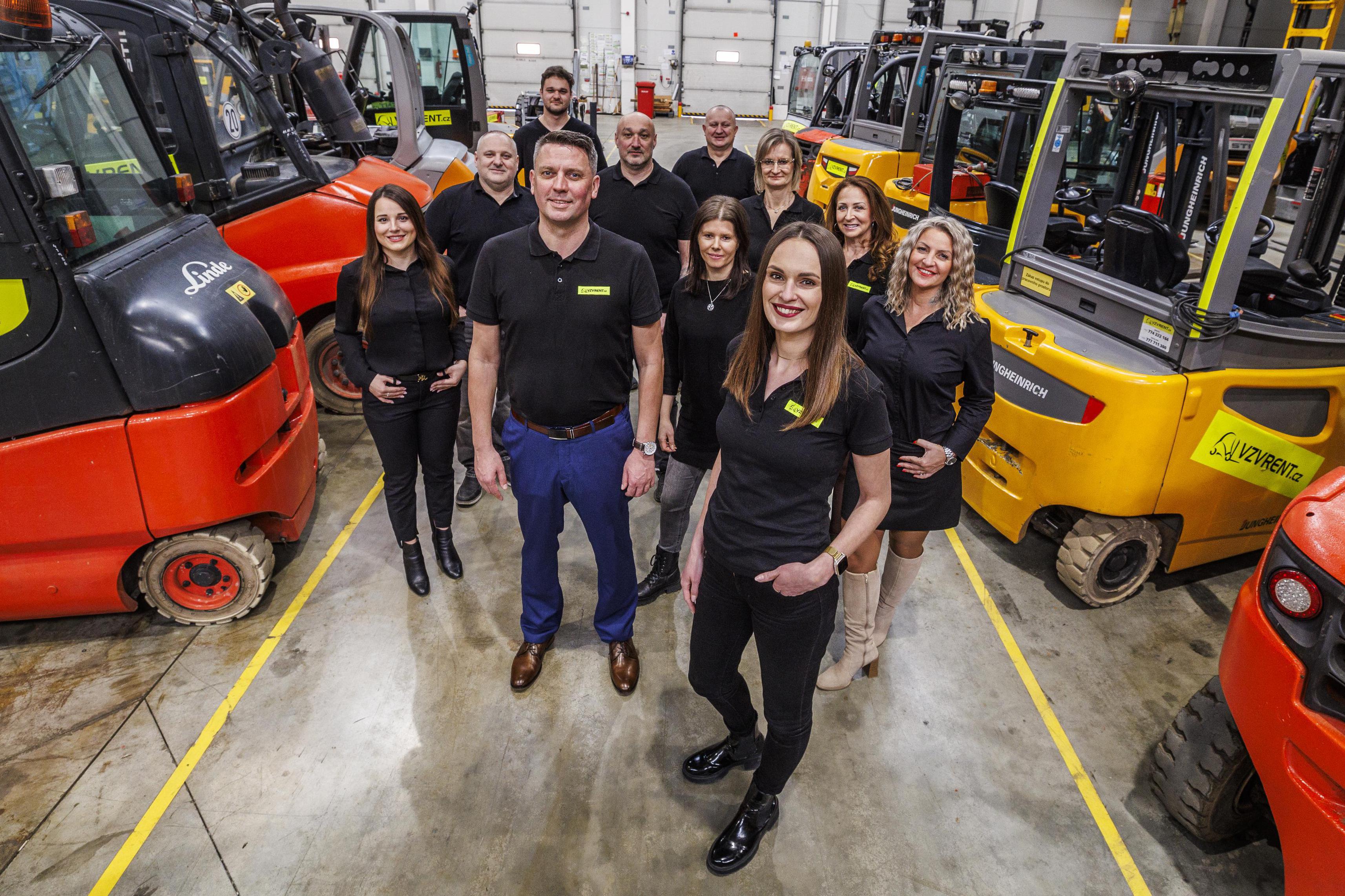 Dlouhodobý pronájem manipulační techniky