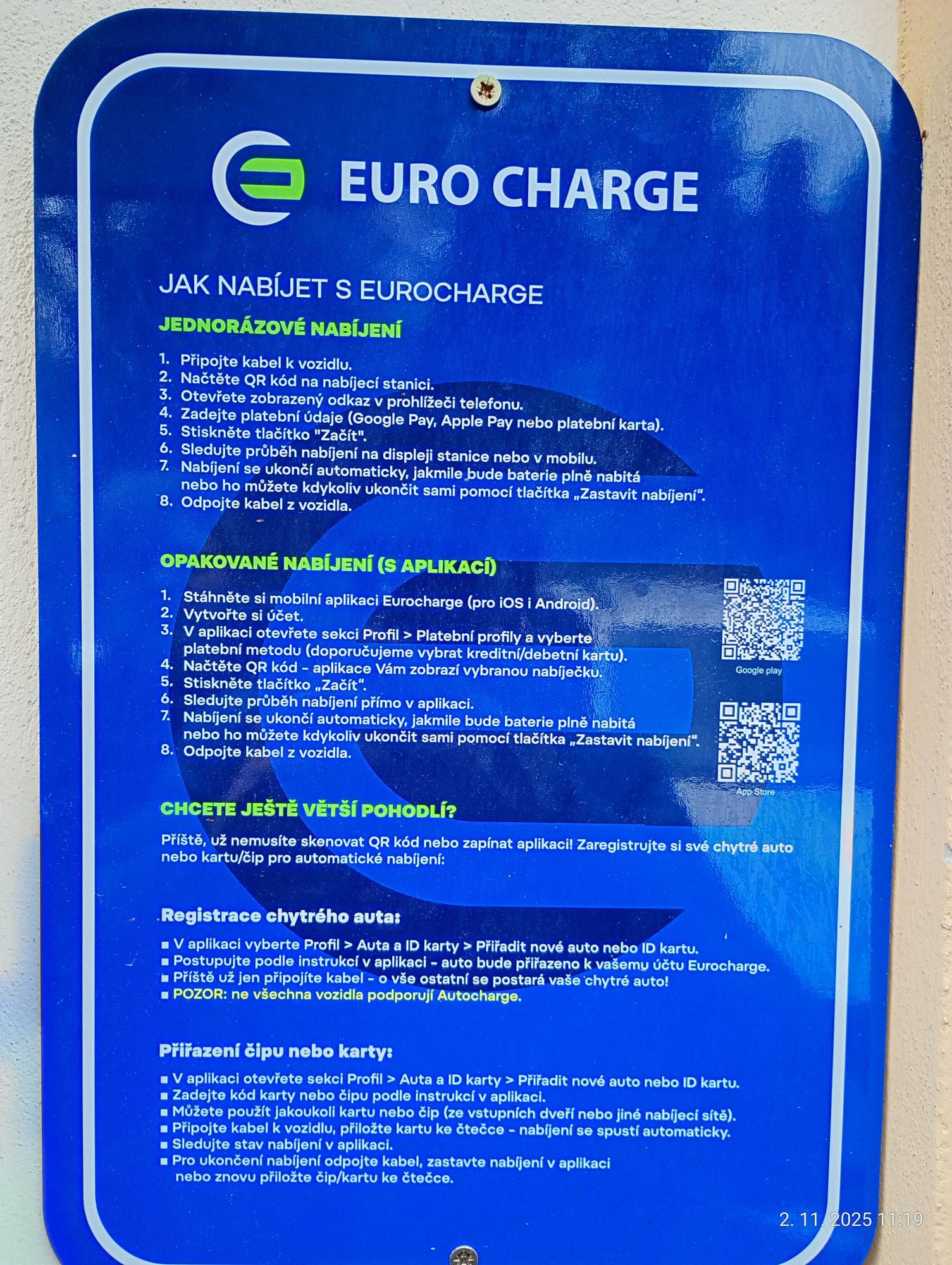 Dobíjecí stanice Eurocharge foto 4