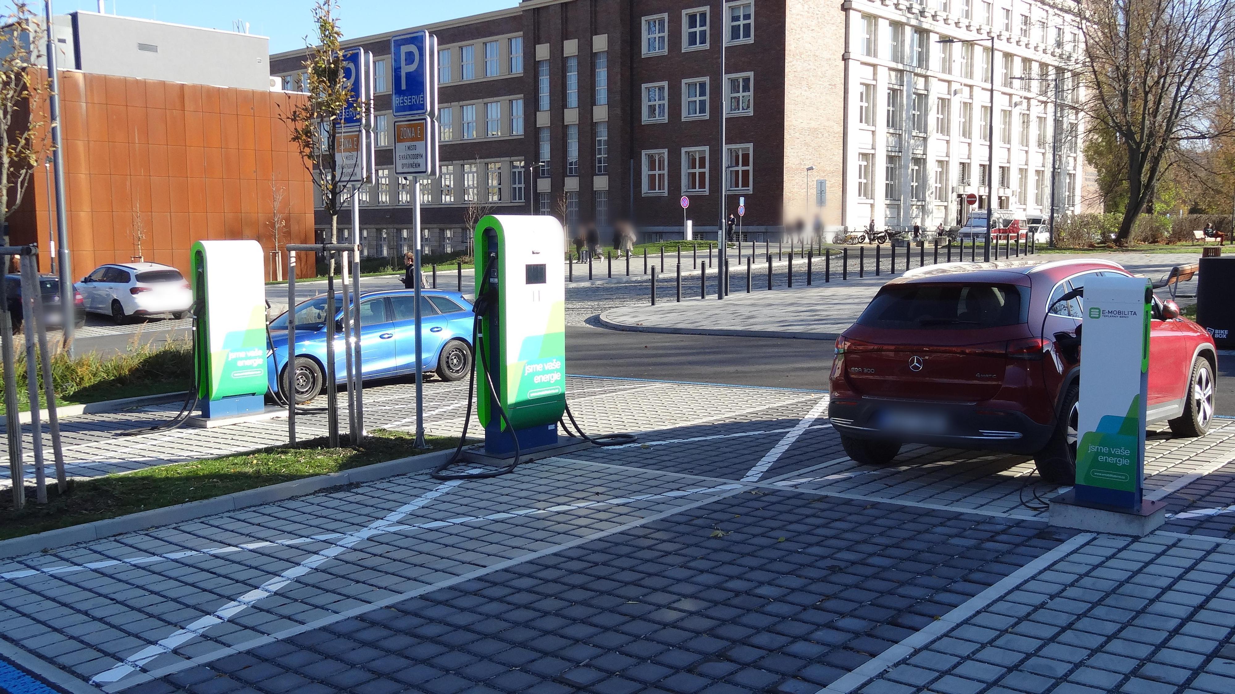 Teplárny Brno, a.s. - rychlonabíjecí stanice