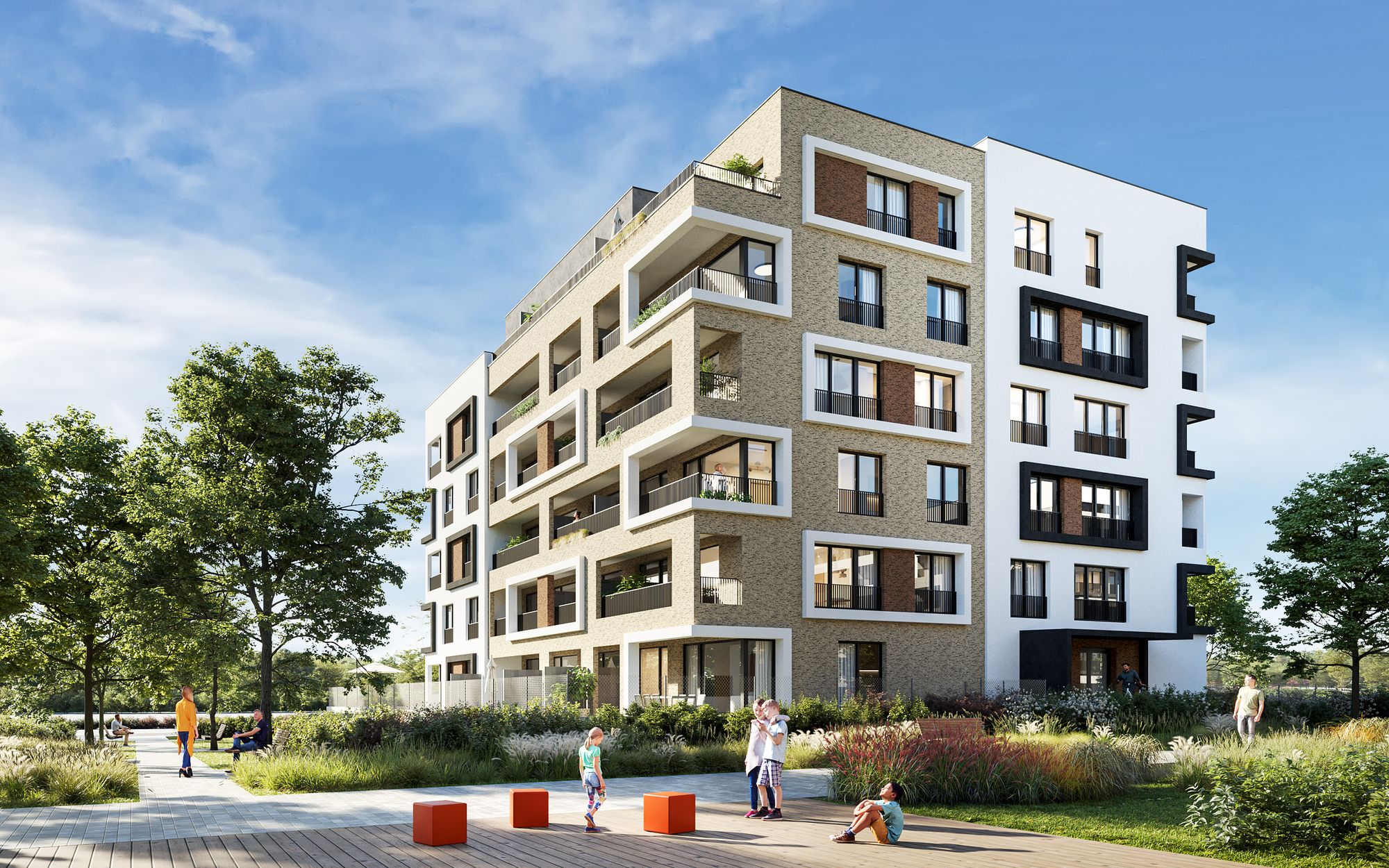 Rezidenční čtvrť Tesla Hloubětín foto 3