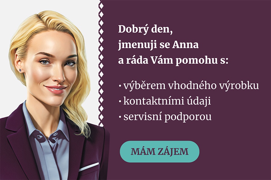 Pomůžu Vám 24/7/365, jsem asistentka Anna.