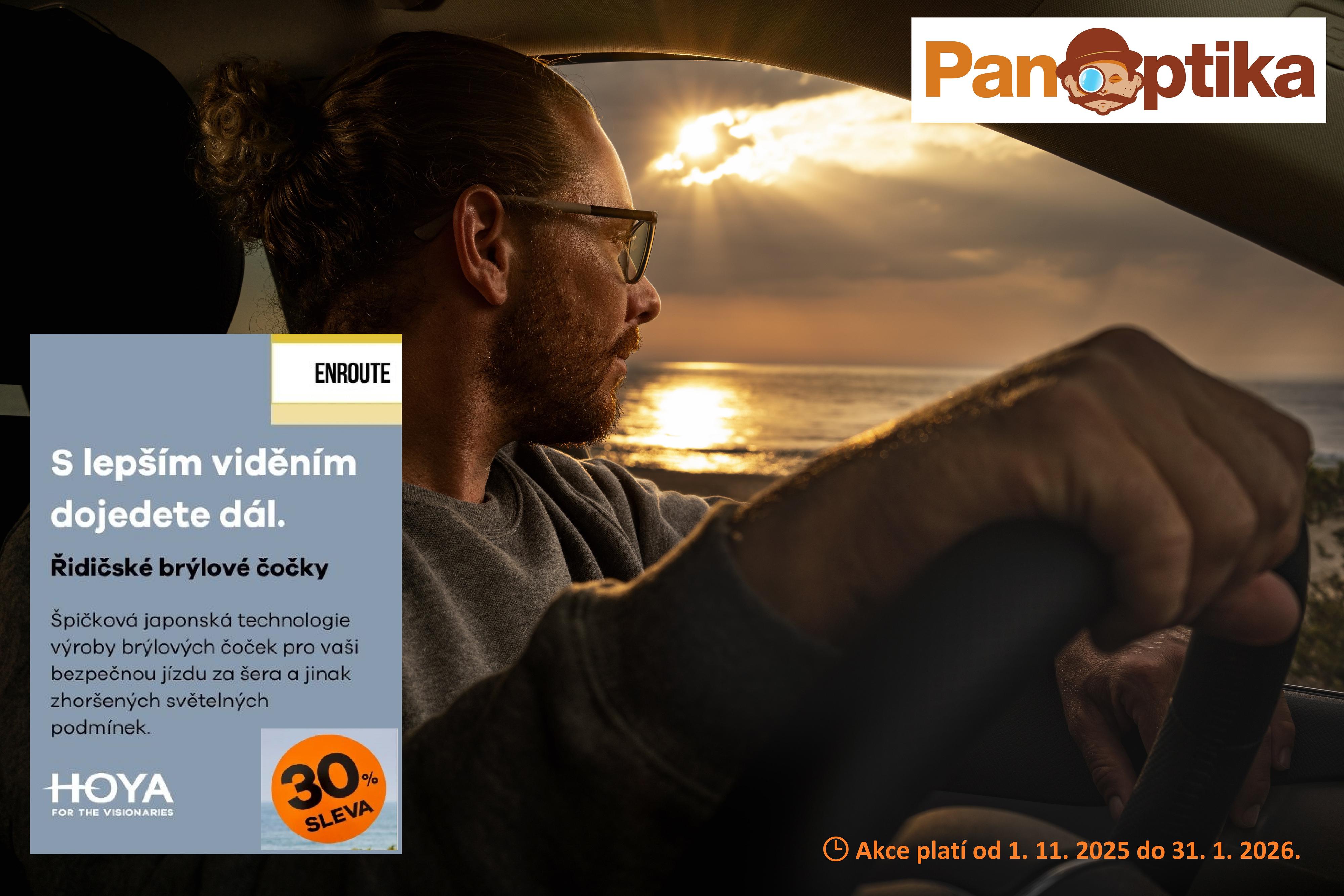 Brýlové čočky pro řidiče! 30% sleva!