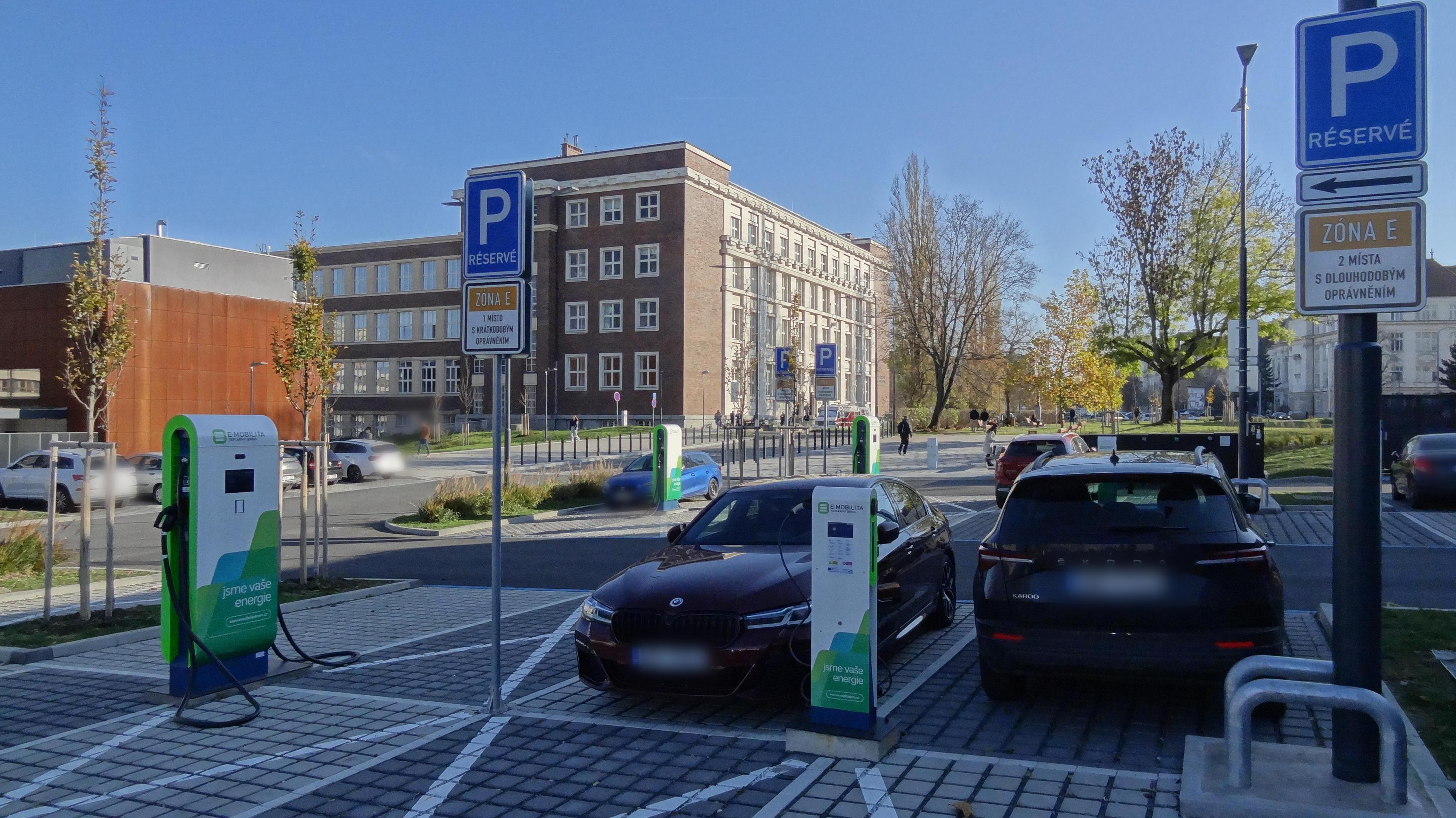 Teplárny Brno, a.s. - rychlonabíjecí stanice