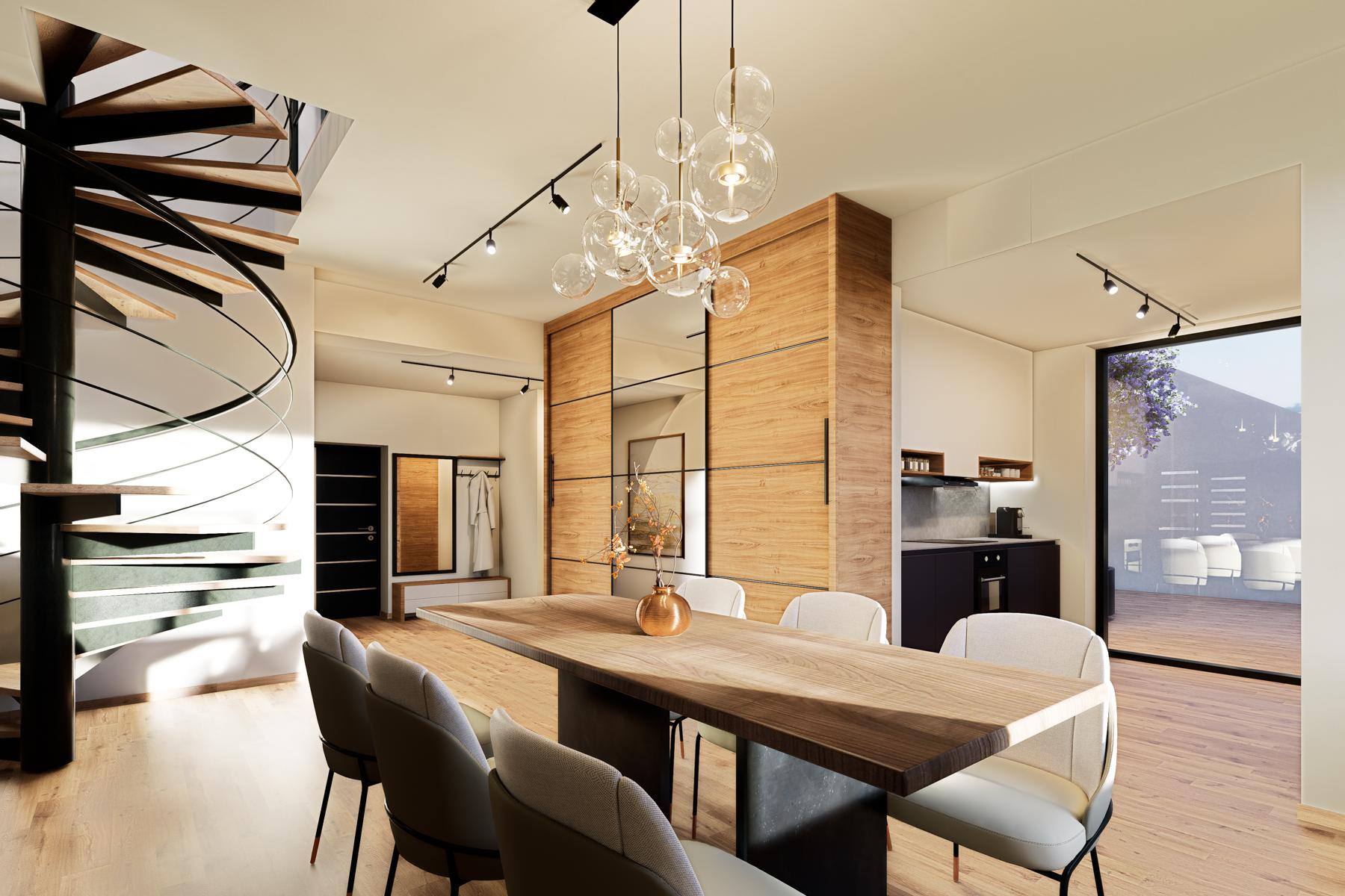 Prodej mezonetového bytu 3+kk Křenová Brno